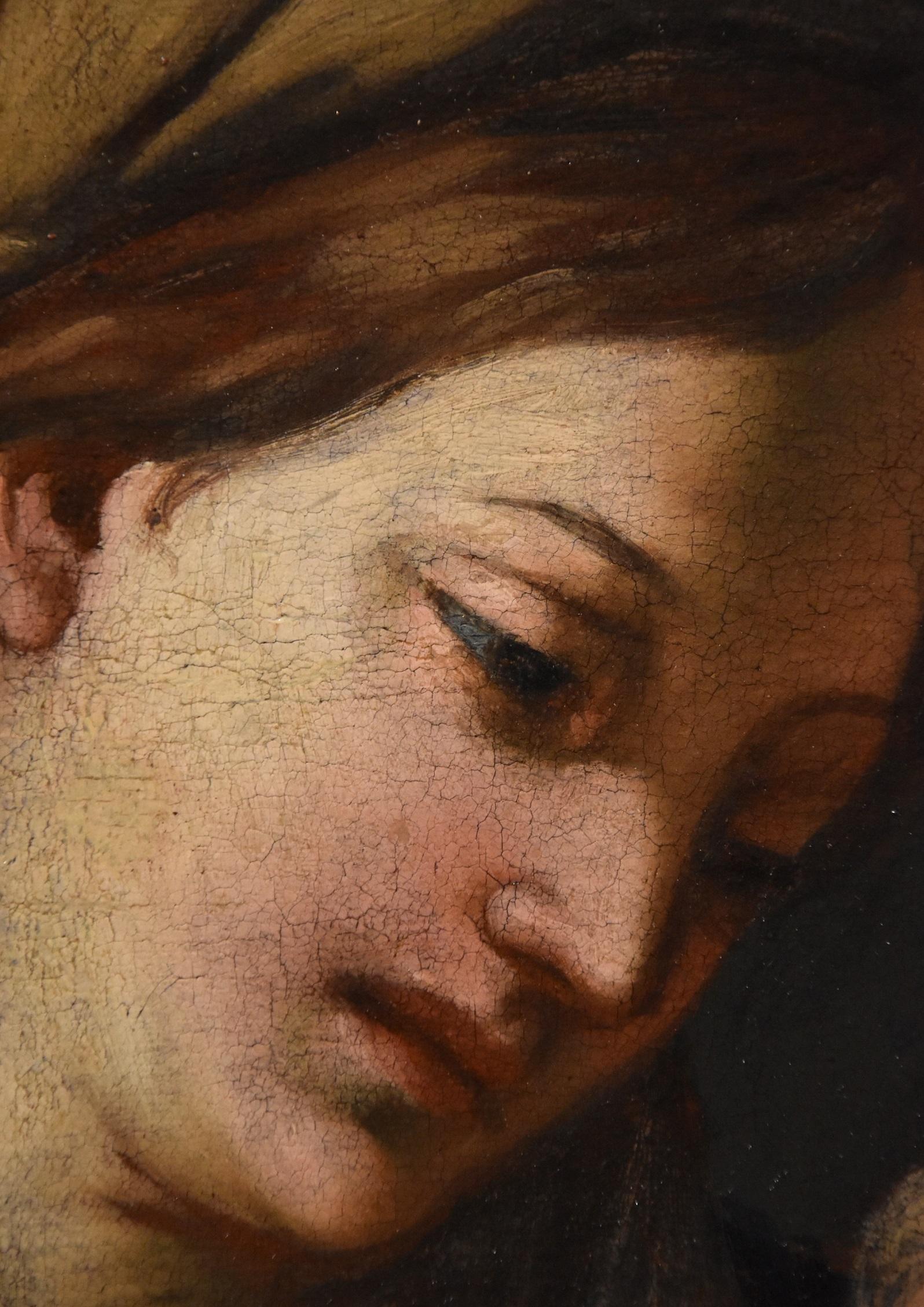 Peinture à l'huile sur toile « Holy Family Piola » du maître ancien Maria religieux du 17ème siècle  en vente 7