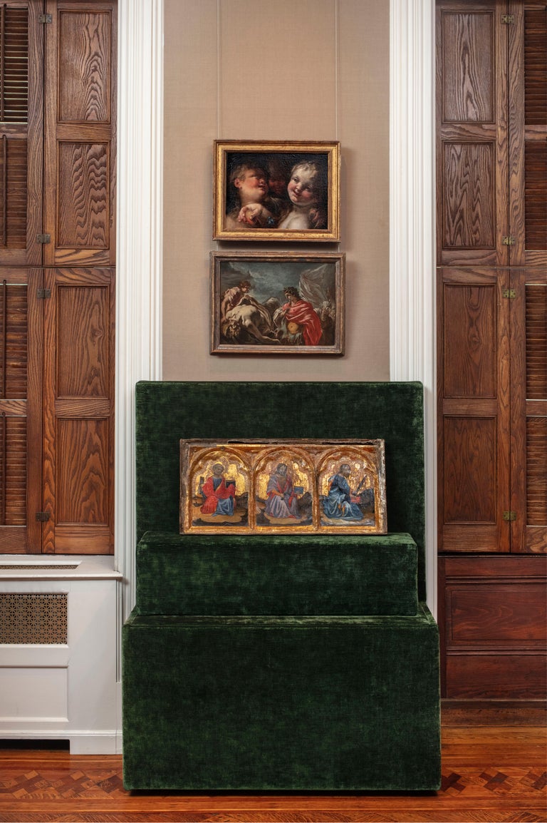 Three Angels - Painting by Domenico Piola the Elder