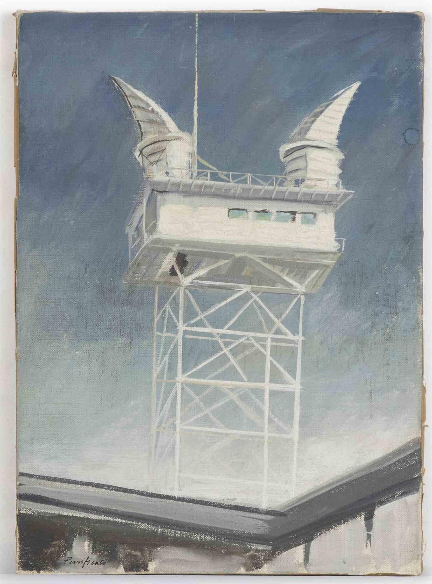 television tower painting