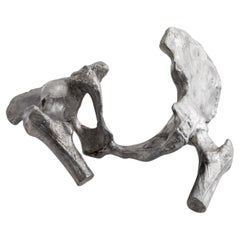 Domestic accident, contemporary anatomical sculpure 100% recycled aluminium