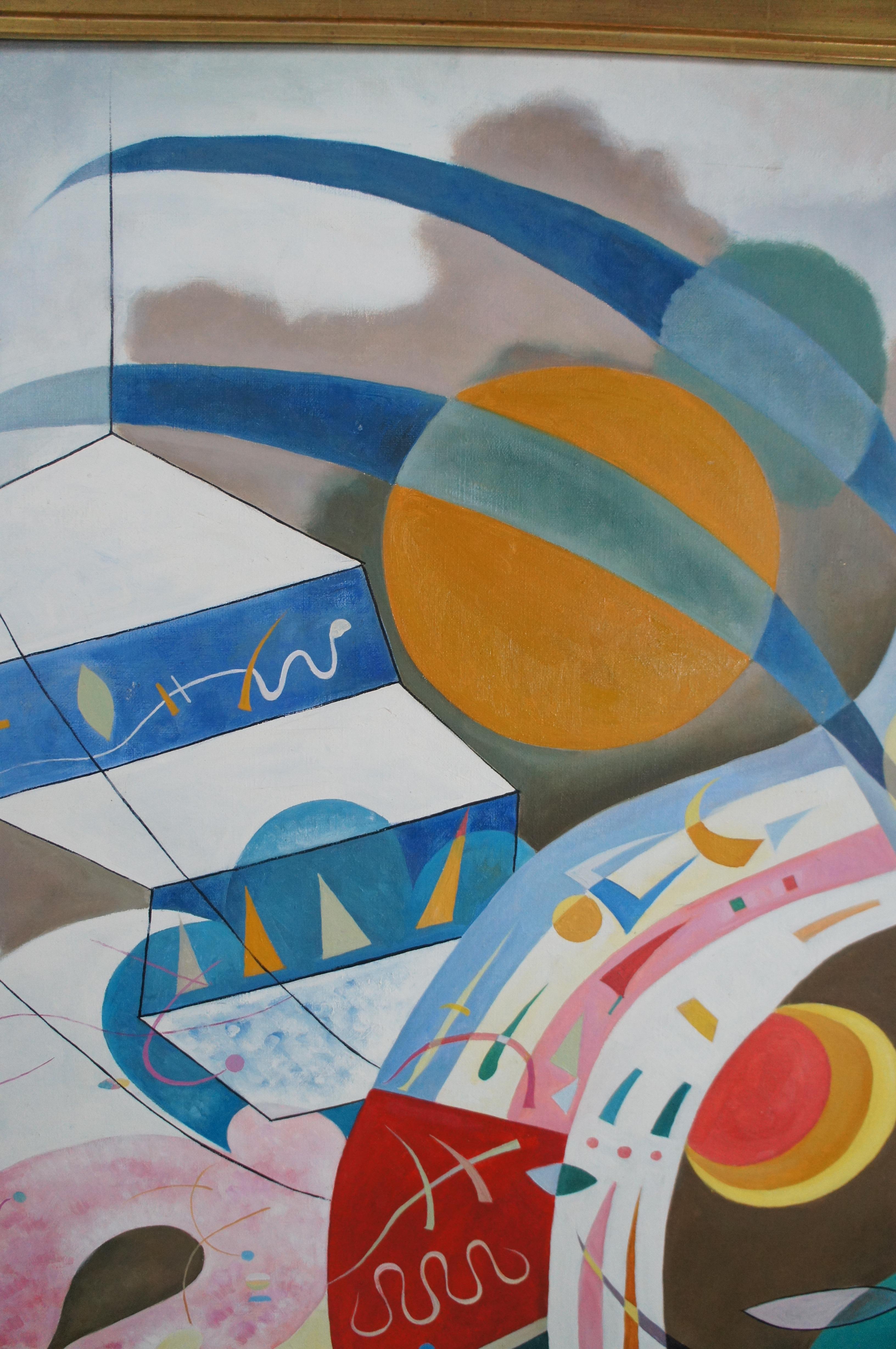 Curva dominante Pittura astratta moderna biomorfa (after) Wassily Kandinsky 78