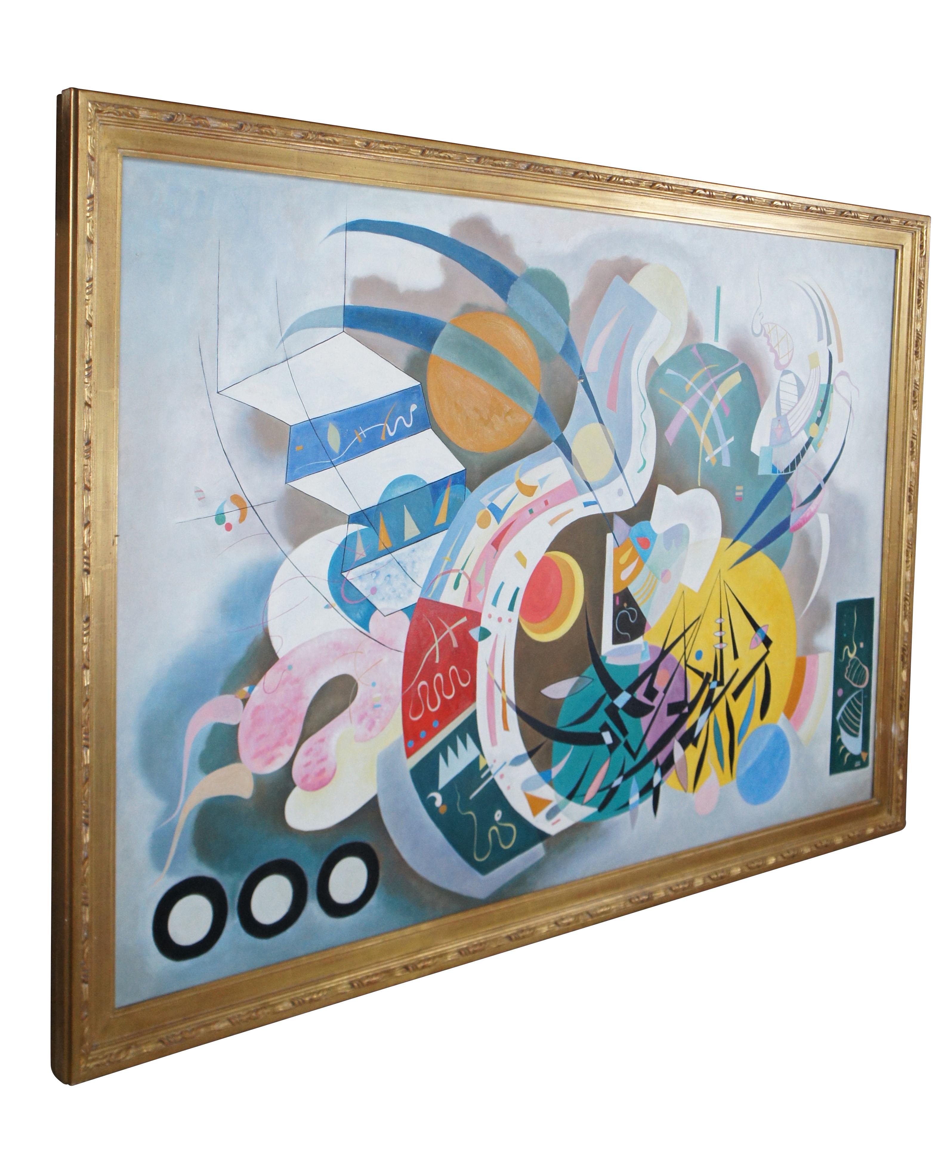 Moderno Curva dominante Pittura astratta moderna biomorfa (after) Wassily Kandinsky 78