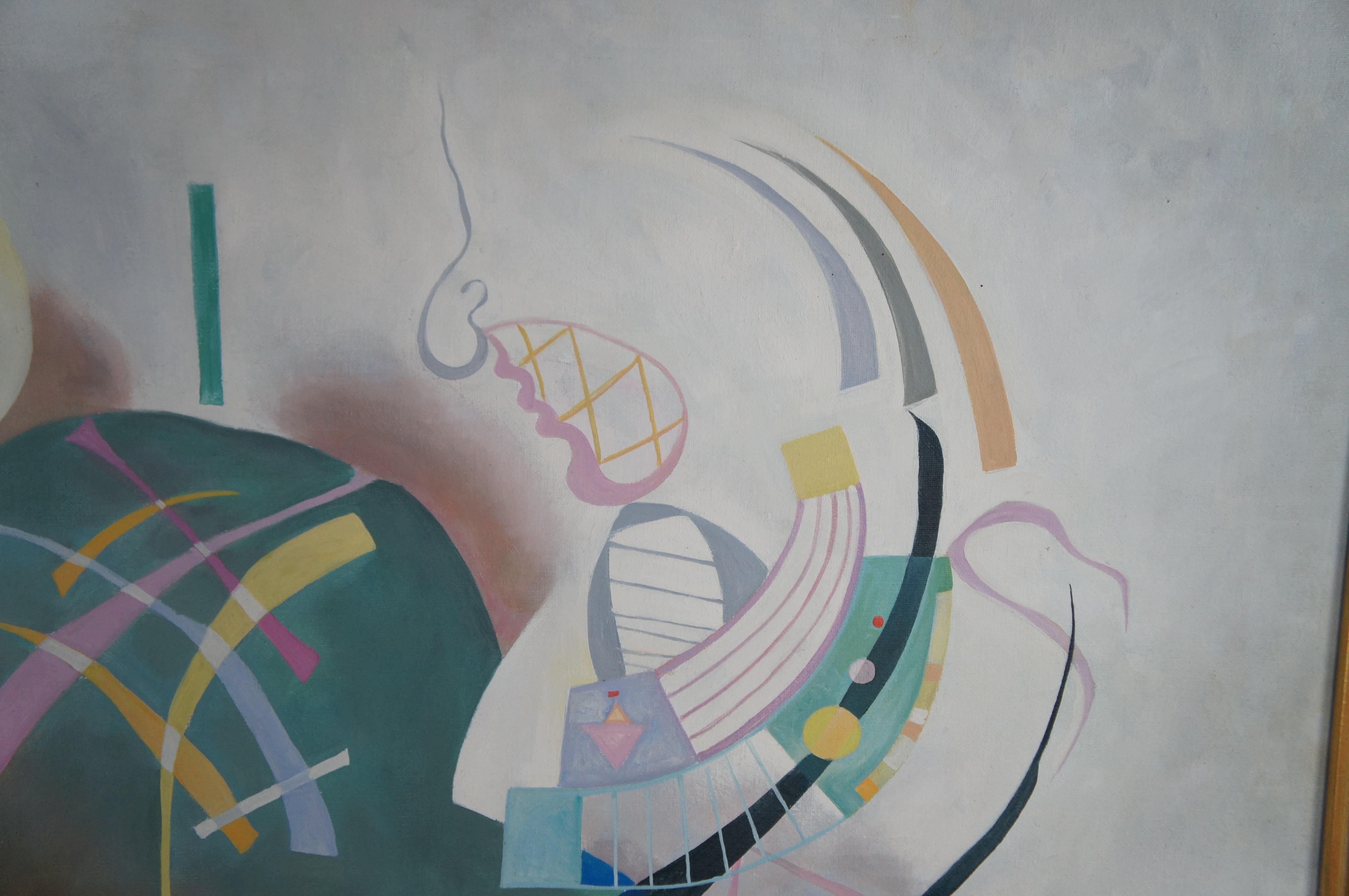 Tela Curva dominante Pittura astratta moderna biomorfa (after) Wassily Kandinsky 78