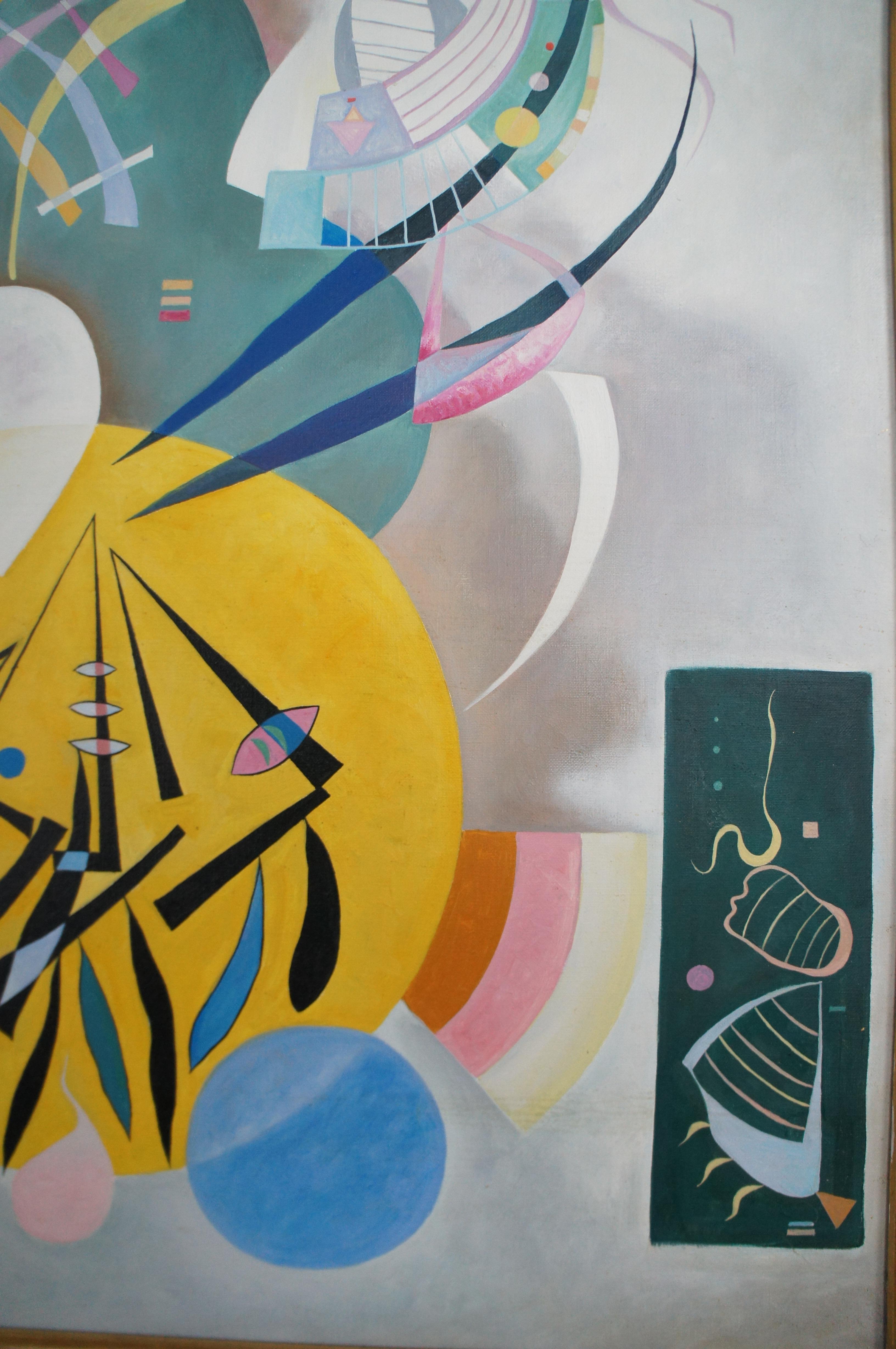 Curva dominante Pittura astratta moderna biomorfa (after) Wassily Kandinsky 78