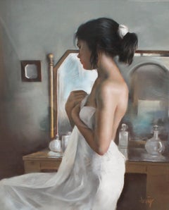 Reflets d'intimité - Dessin au pastel - Signé et encadré - Années 80