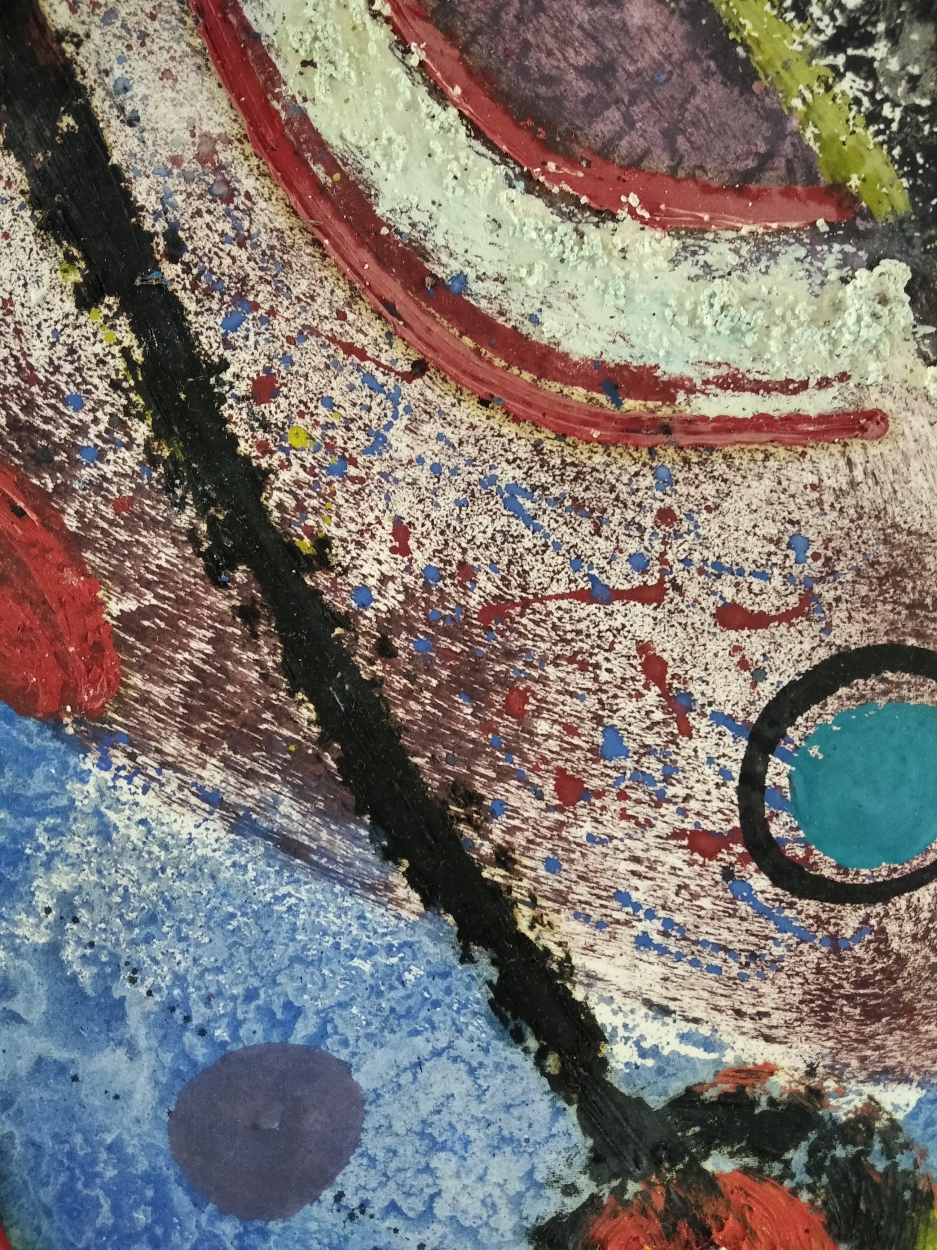Unbenannt (Abstrakt), Mixed Media Art, von Domingo Millán