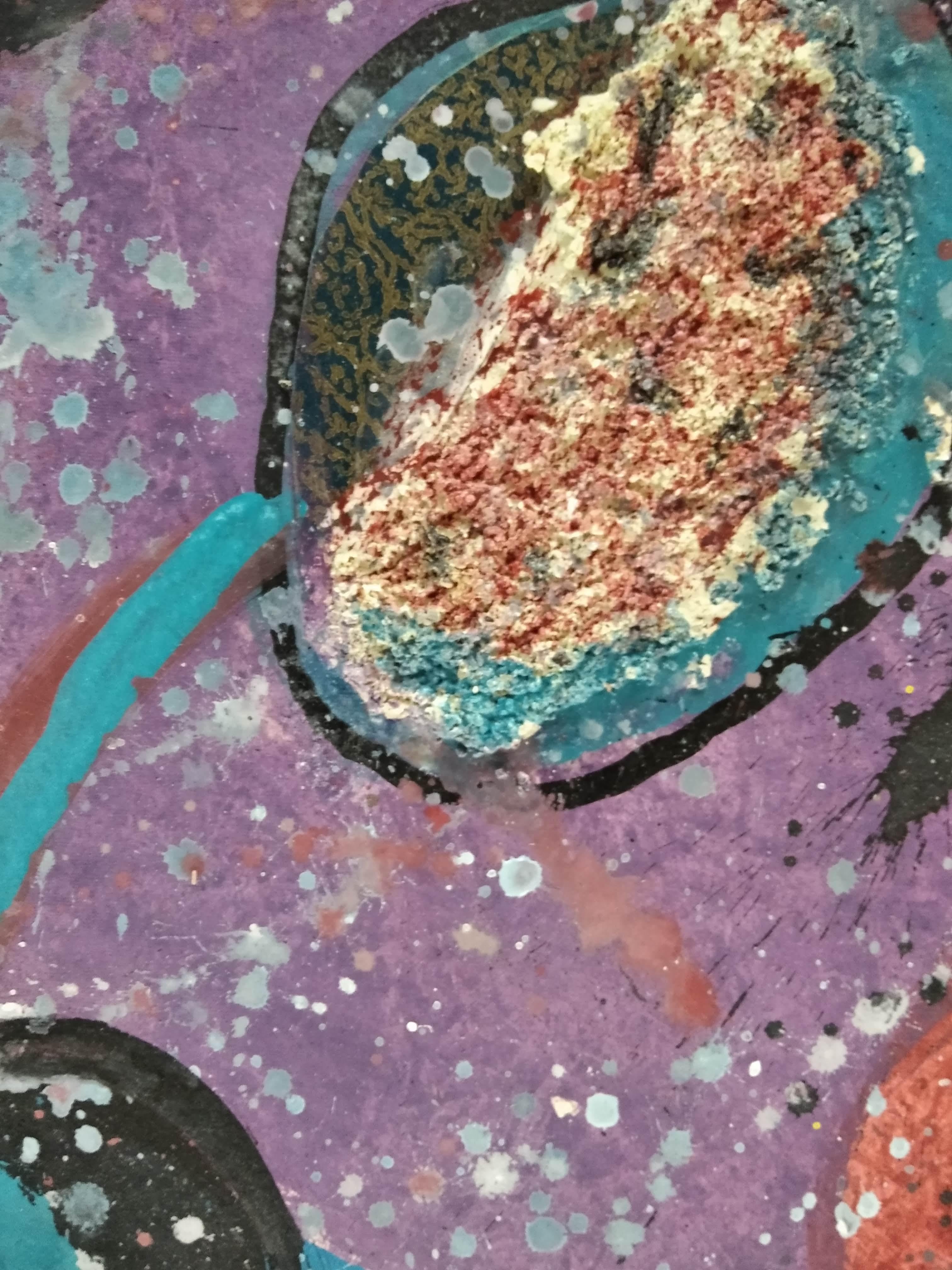 Unbenannt (Abstrakt), Mixed Media Art, von Domingo Millán