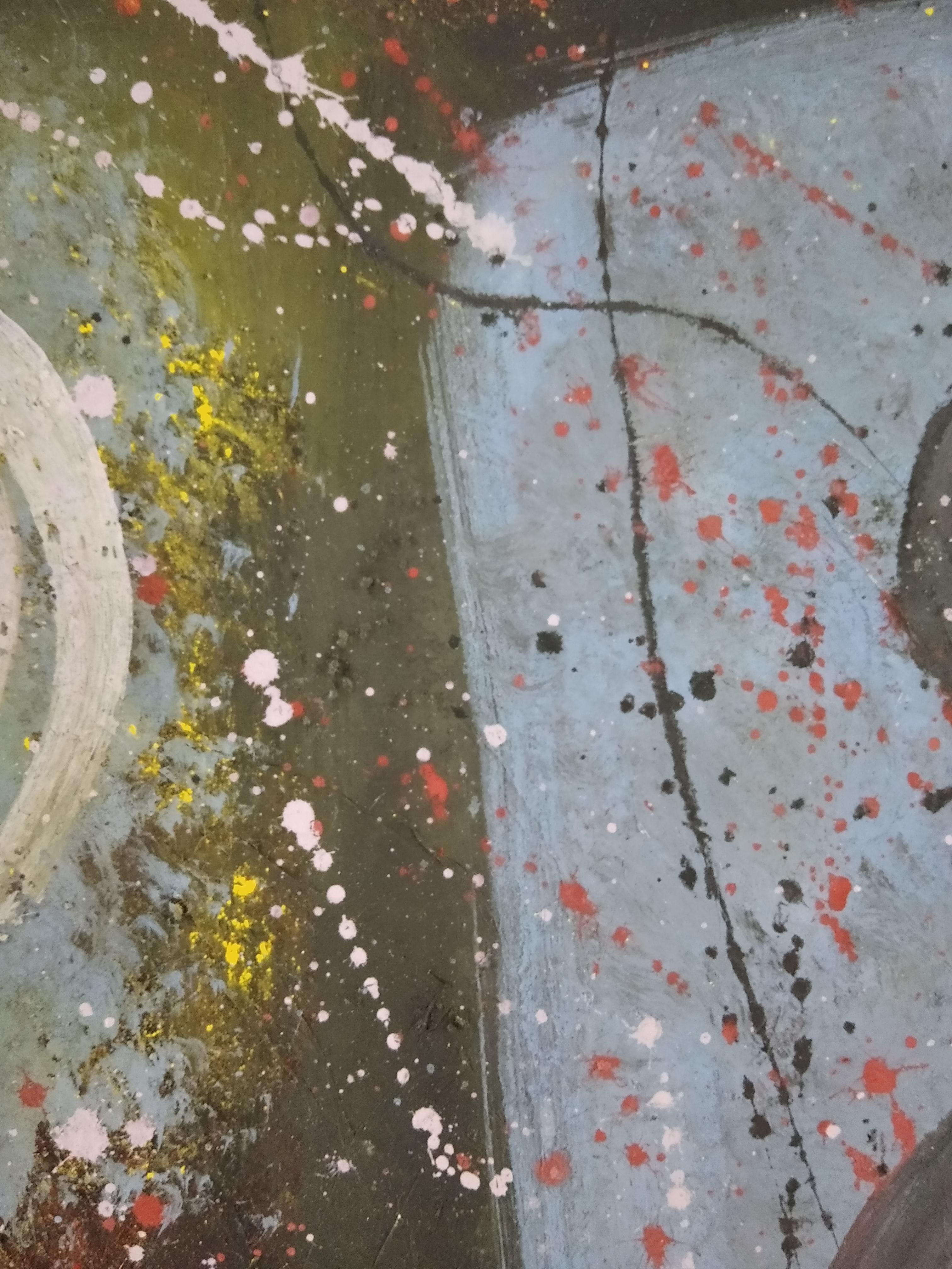 Unbenannt (Abstrakt), Mixed Media Art, von Domingo Millán