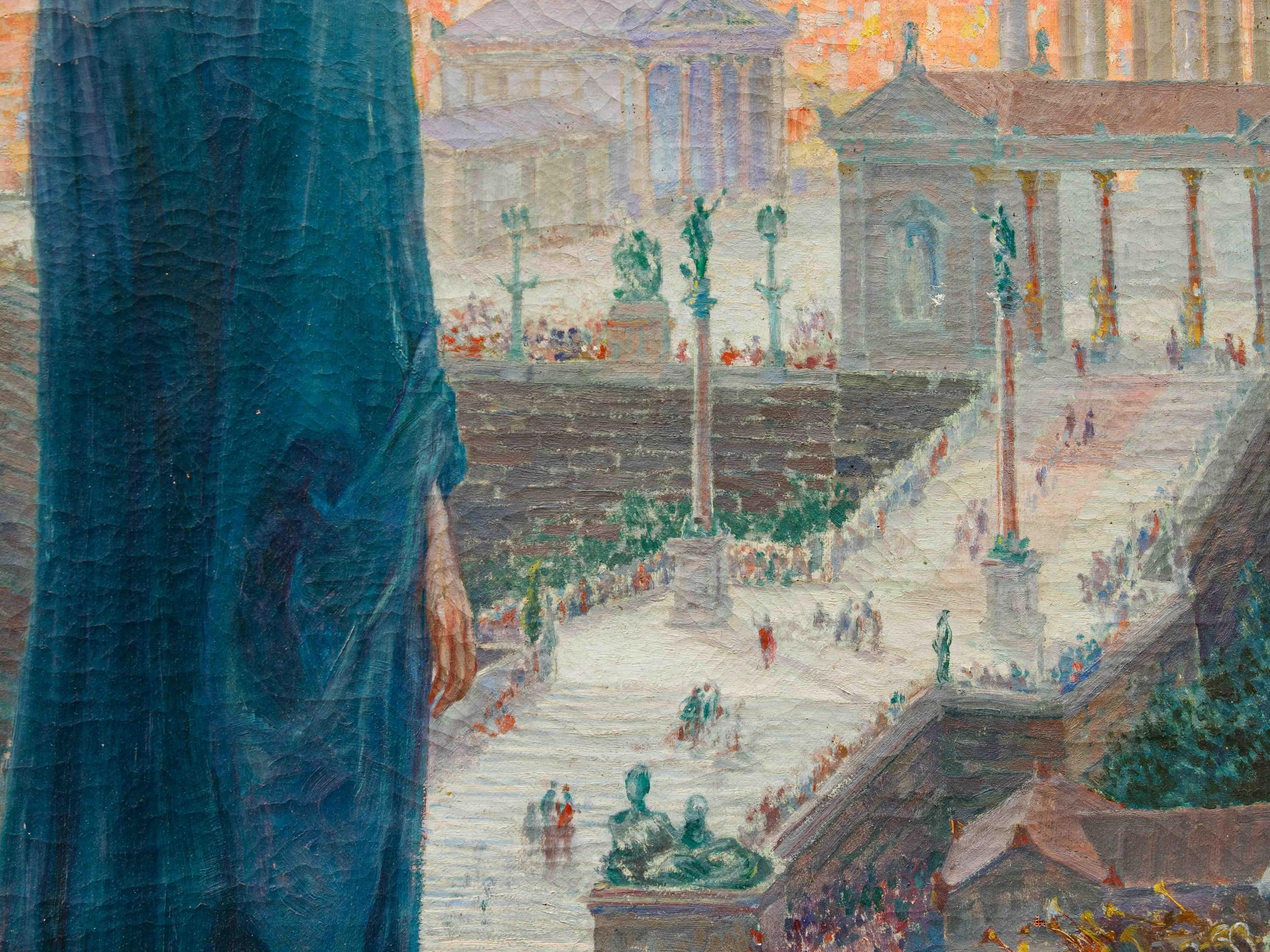Domingo Motta (1872 - 1962), View of Ancient Rome For Sale 9