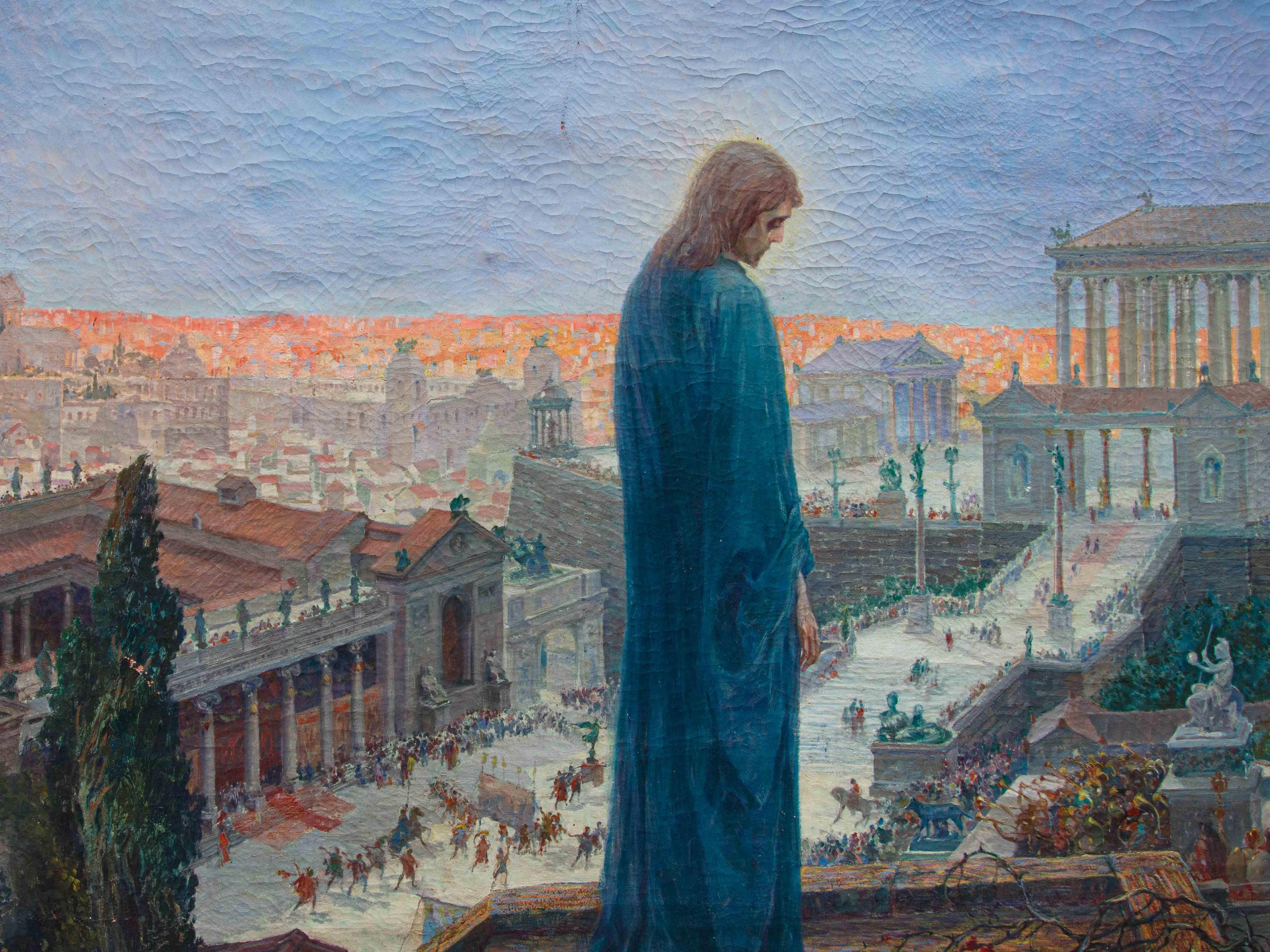 Domingo Motta (1872 - 1962), View of Ancient Rome For Sale 12