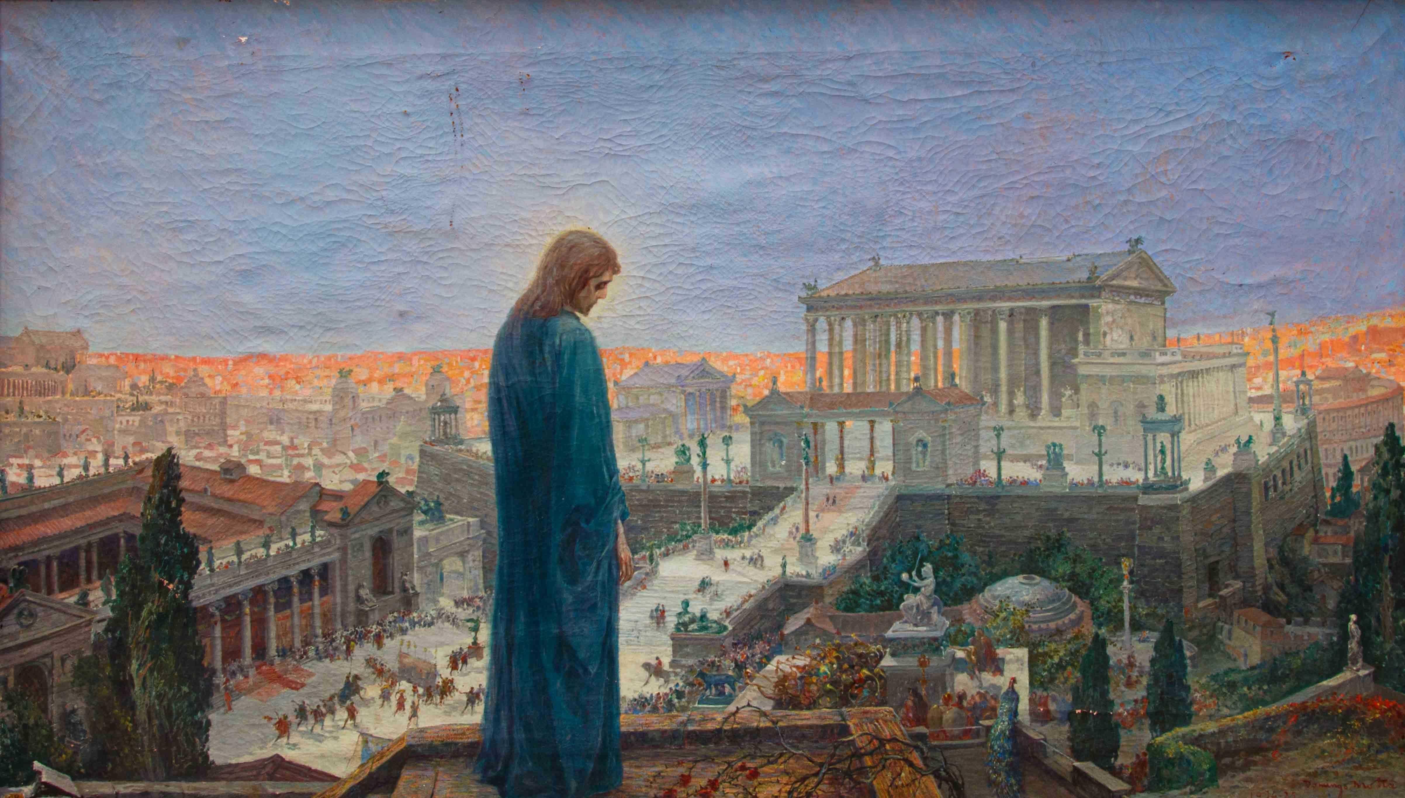 Domingo Motta (1872 - 1962), View of Ancient Rome For Sale 14