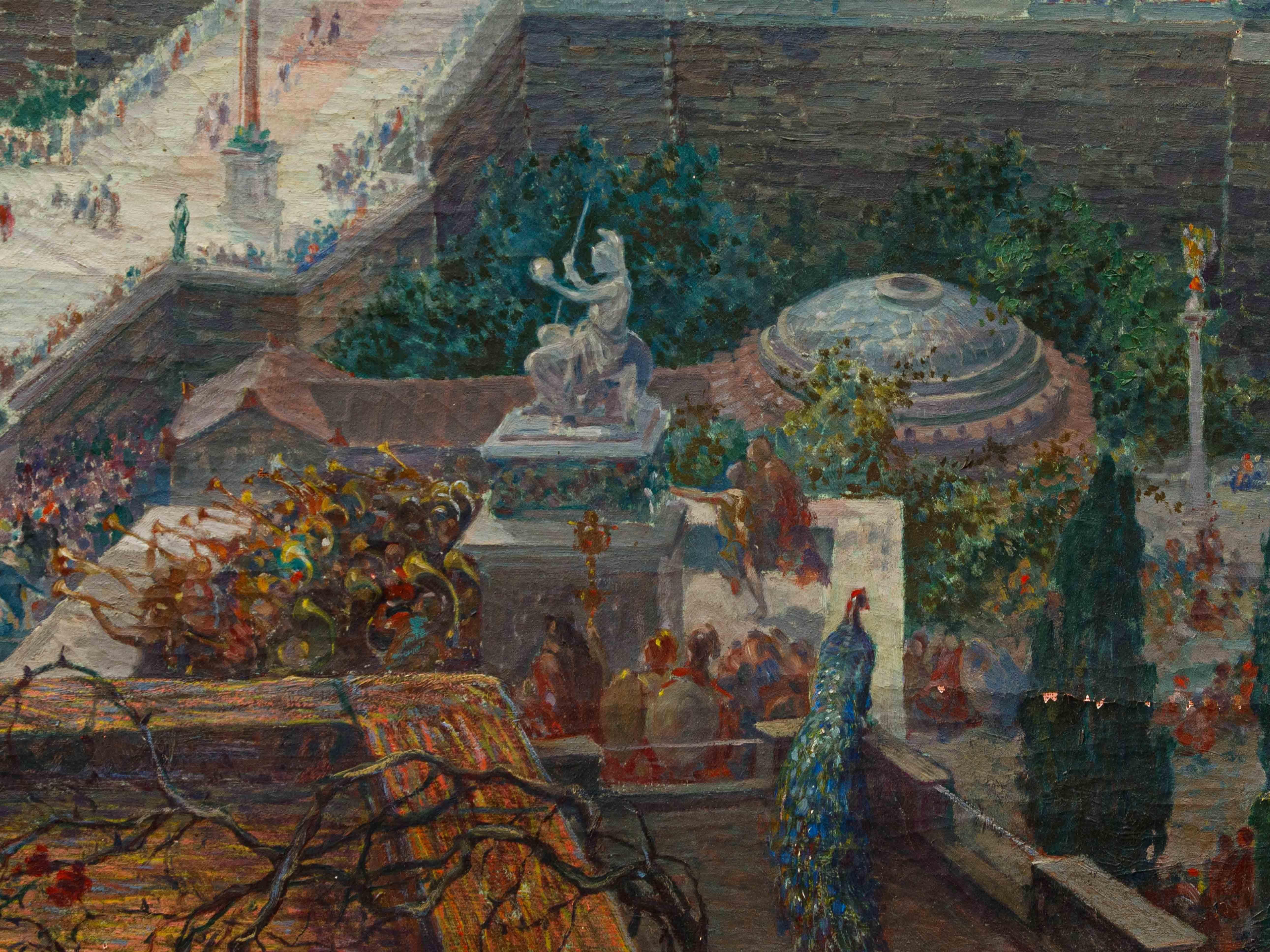 Domingo Motta (1872 - 1962), View of Ancient Rome For Sale 4