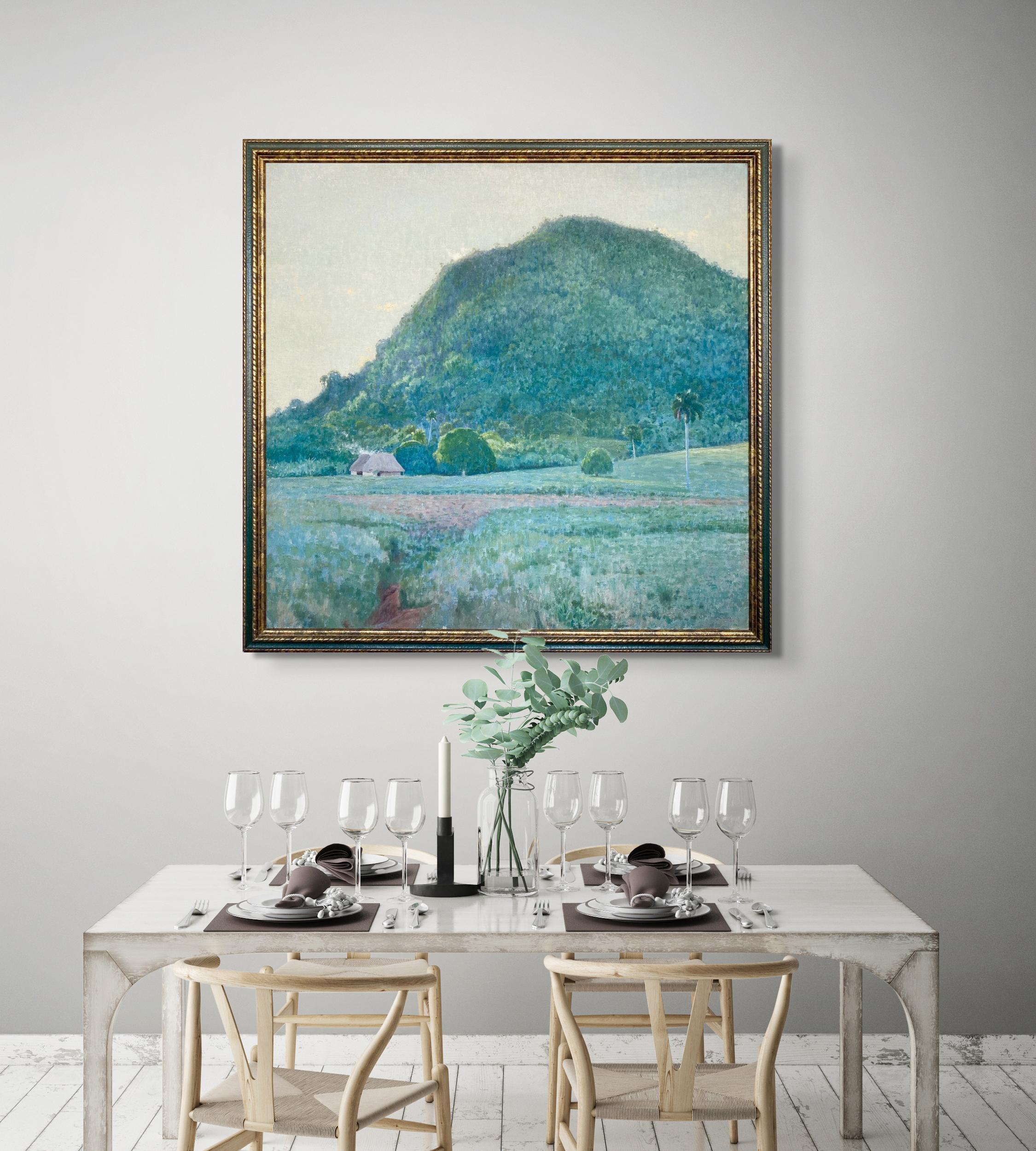Kubanische Landschaft (Moderne), Painting, von Domingo Ramos Enríquez