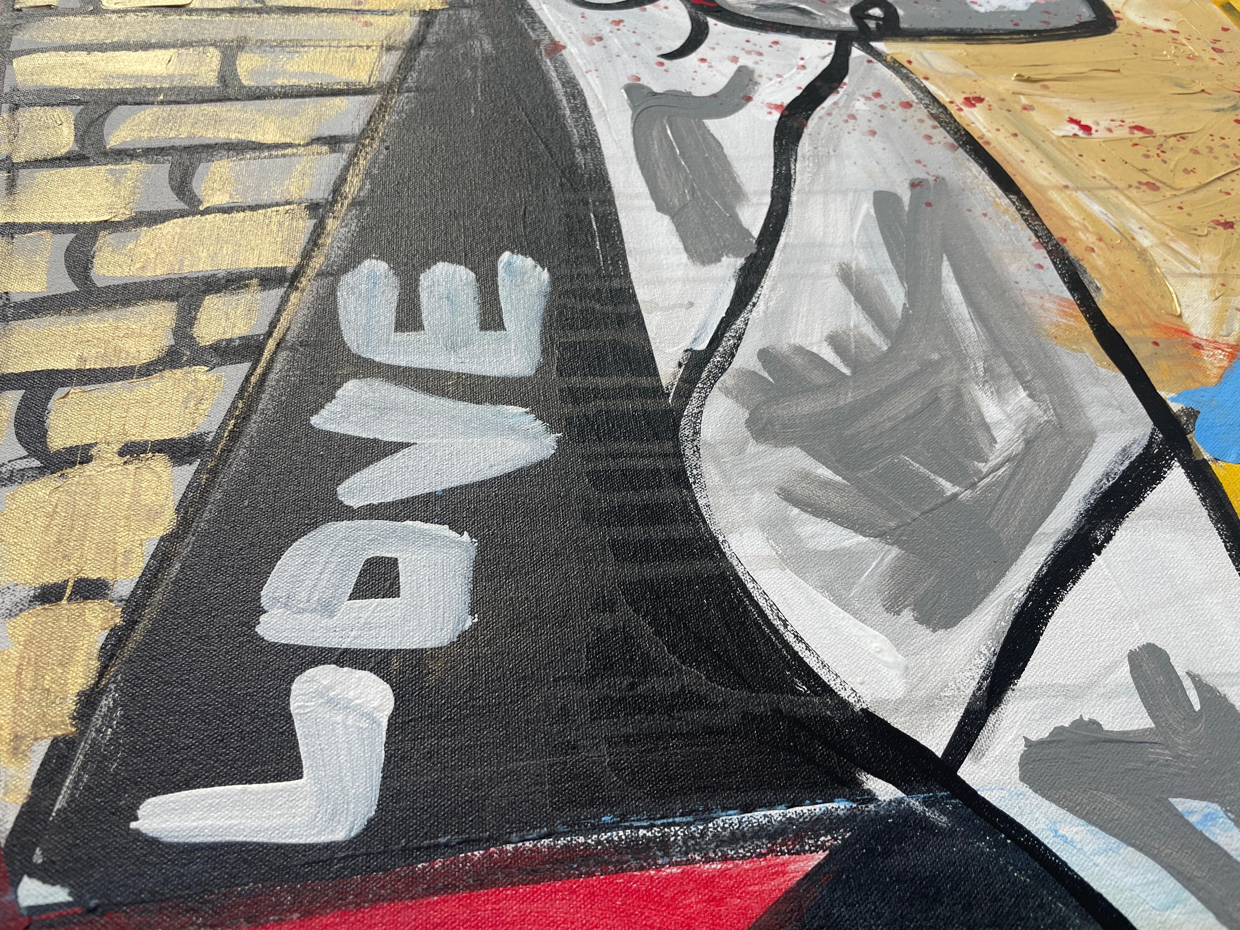 Liebe und Leben (Streetart), Painting, von Domingo Zapata