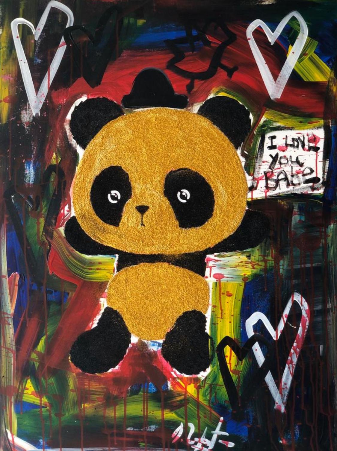 Domingo Zapata Animal Painting - Panda 