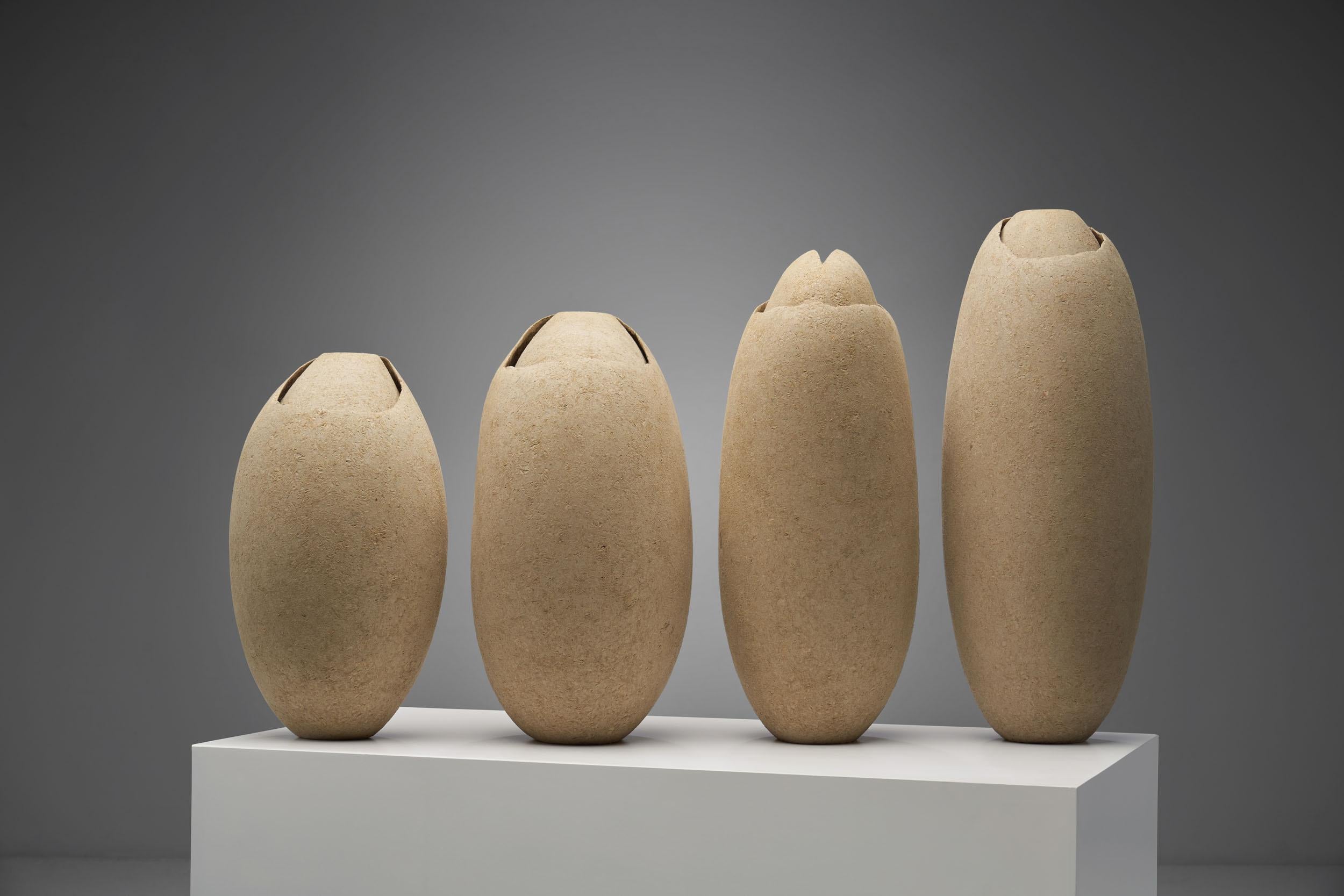 Organic Modern Domingos Tótora Contemporary Shell Vases, Brazil 2017