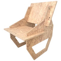 Dominic Beattie Lime Waxed OSB Studio Chair, United Kingdom 2018