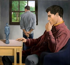 Primera persona del plural, Dominic Finocchio, 2024, Pintura al óleo figurativa sobre lienzo