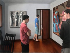 "Mirador", Contemporáneo, Figurativo, Pintura al óleo, Lienzo