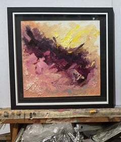 "Landscape Study 4" - Original Oil Painting on Primed Paper