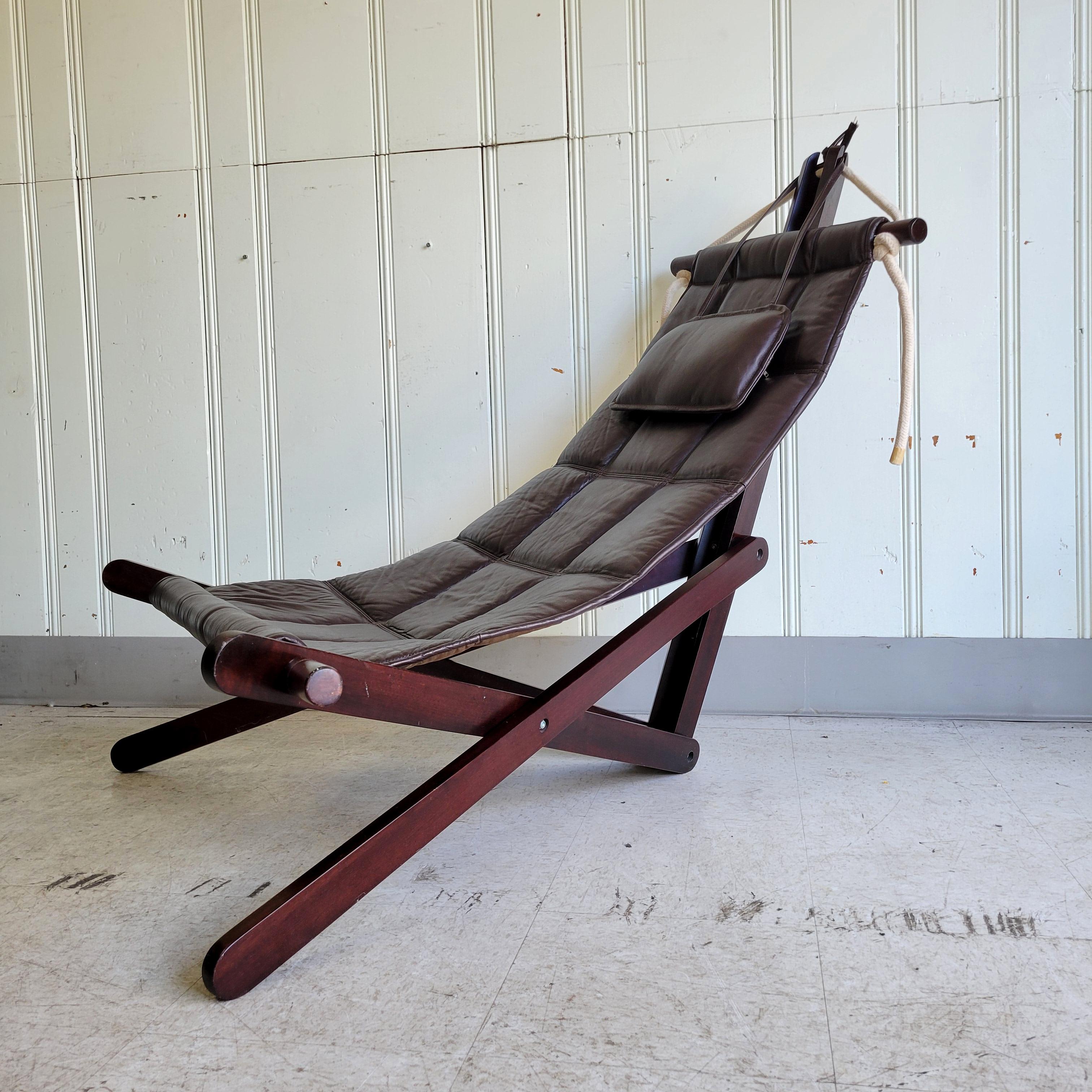Der ikonische und superschlanke brasilianische Loungesessel Sail Chair