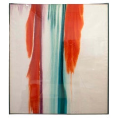 Dominic Pangborn Both Sides Now Signed Unique Modern Watercolor on Paper