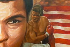 Dominic Pangborn Float Like a Butterfly Sting Like a Bee Signed Unique Painting