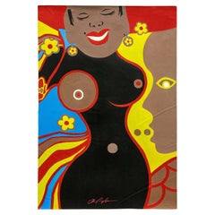 Vintage Dominic Pangborn Motown Pop Unique Contemporary Acrylic Painting Unframed