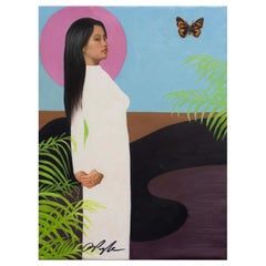 Dominic Pangborn The Path to Transformation Signed Mixed-Media Acrylic Painting