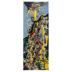 Dominic Pangborn When the Levee Breaks Signed Unique Acrylic Painting on Board Vintage Dominic Pangborn When the Levee Breaks Signed Unique Acrylic Painting on Board