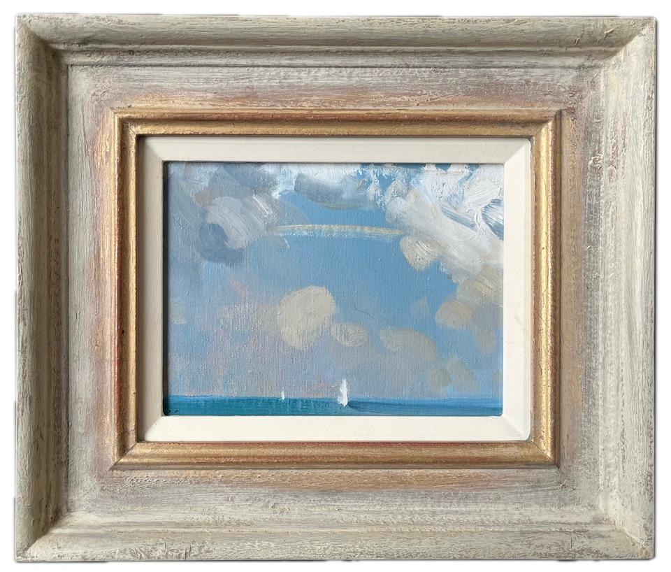 Dominic Parczuk, contemporary British artist, Landscape with cattle For Sale 1