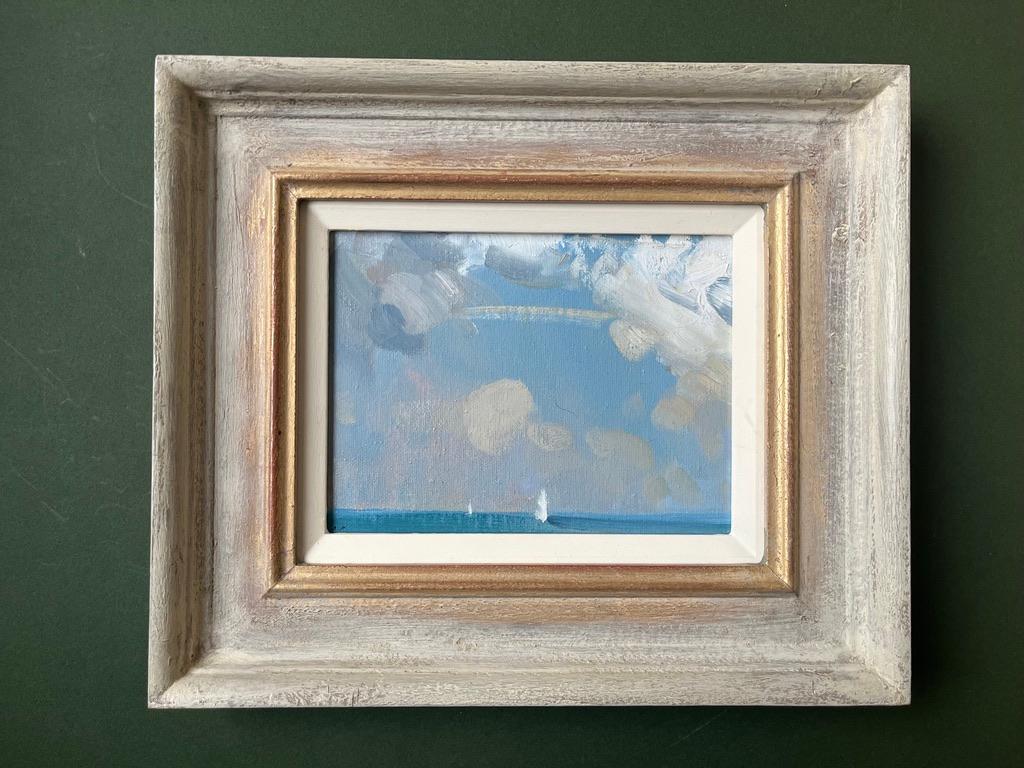 Dominic Parczuk, contemporary British artist, Landscape with cattle For Sale 4