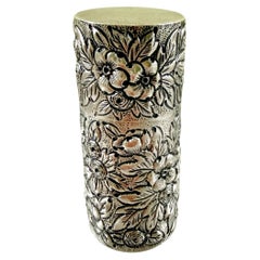 Dominick and Haff Estate Sterling Silver Vanity Hairpin Vanity Box