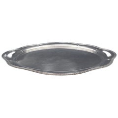 Dominick and Haff Sterling Silver Tea Tray Oval with Handles #660/78