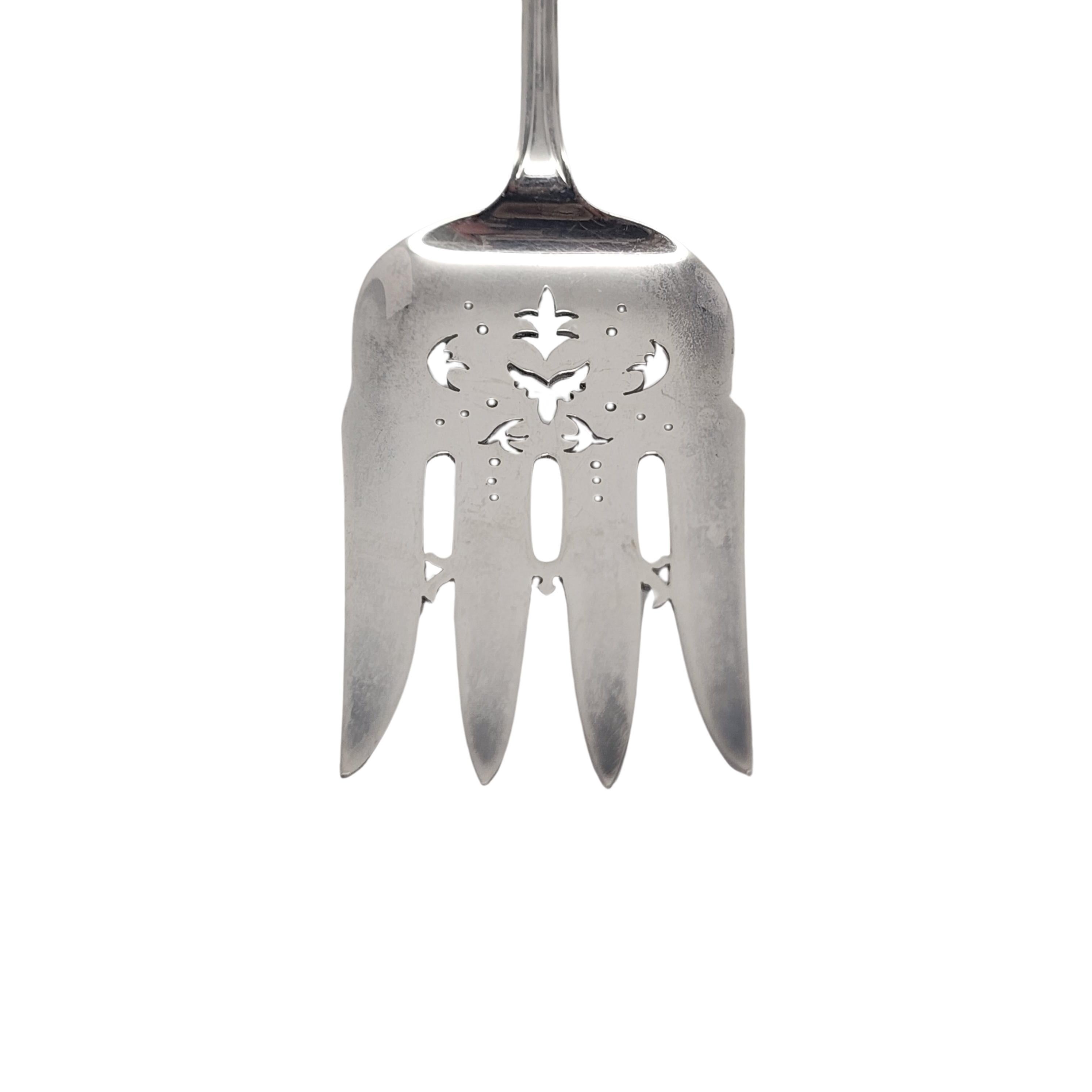 Dominick & Haff JE Caldwell Priscilla Forchetta da portata in argento sterling con mono #15600 in vendita 1