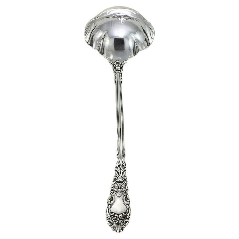 Dominick and Haff, Renaissance Sterling Silver Large Soup Ladle For