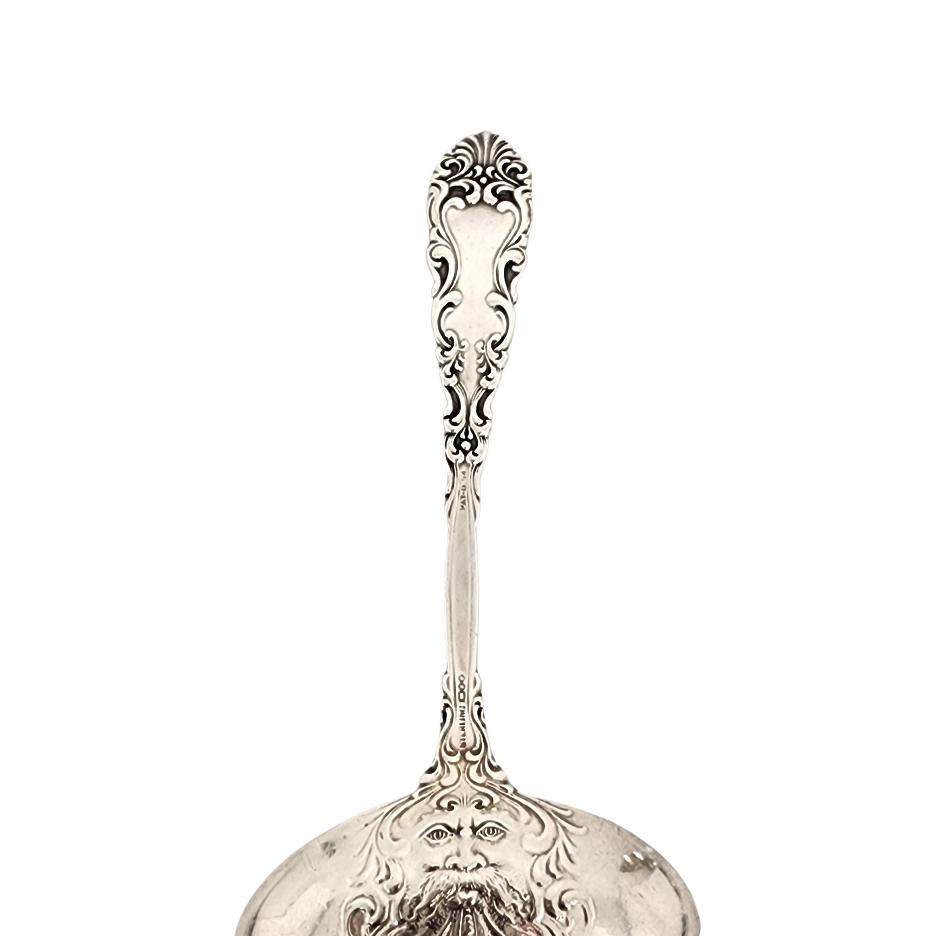 Dominick & Haff Sterling Silver Enamel Handle Bon Bon Spoon #12742 For Sale 1