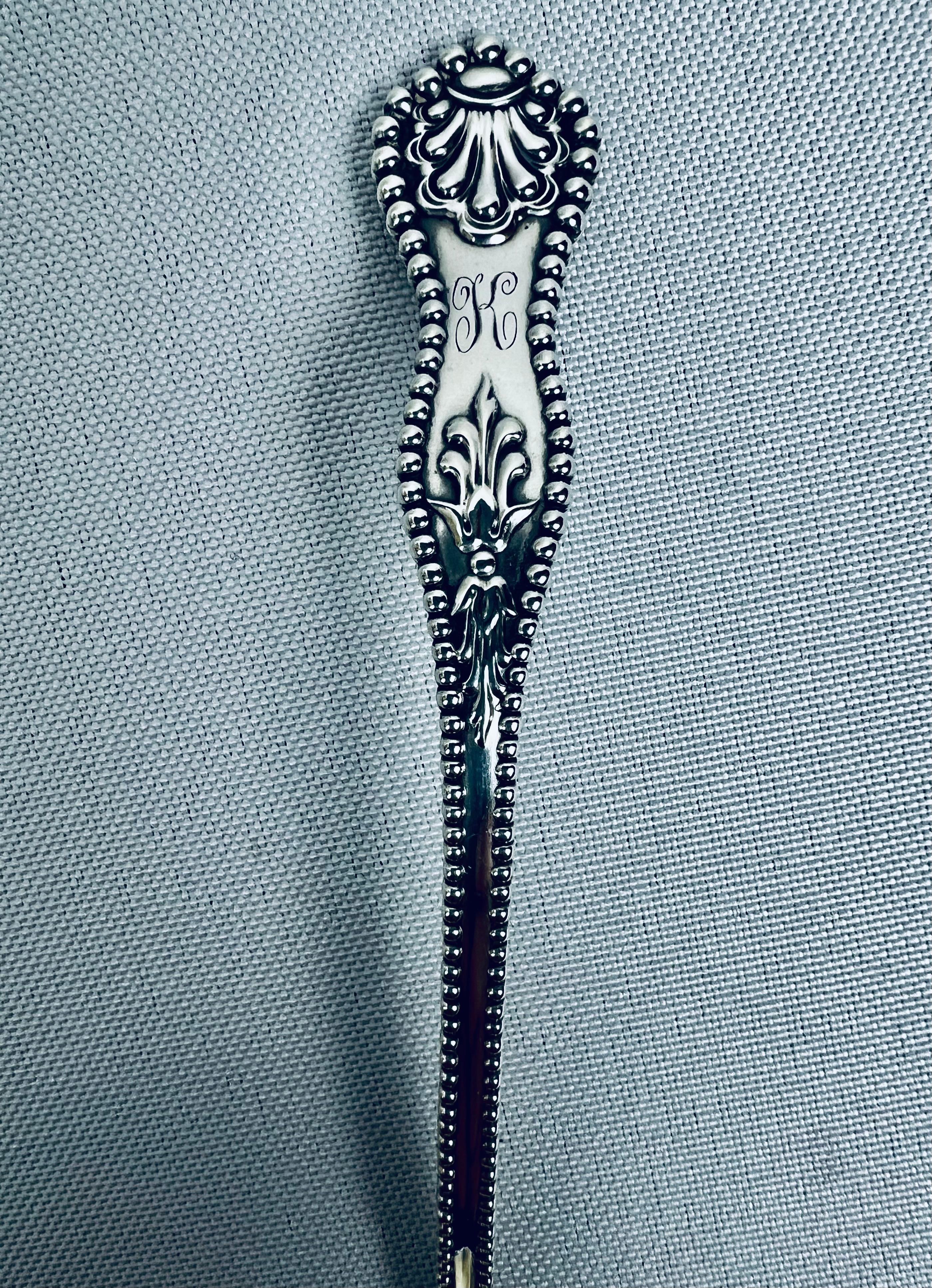Dominick & Haff Mestolo in argento SterlingCondimento/Mestolo di senape In condizioni buone in vendita a West Palm Beach, FL