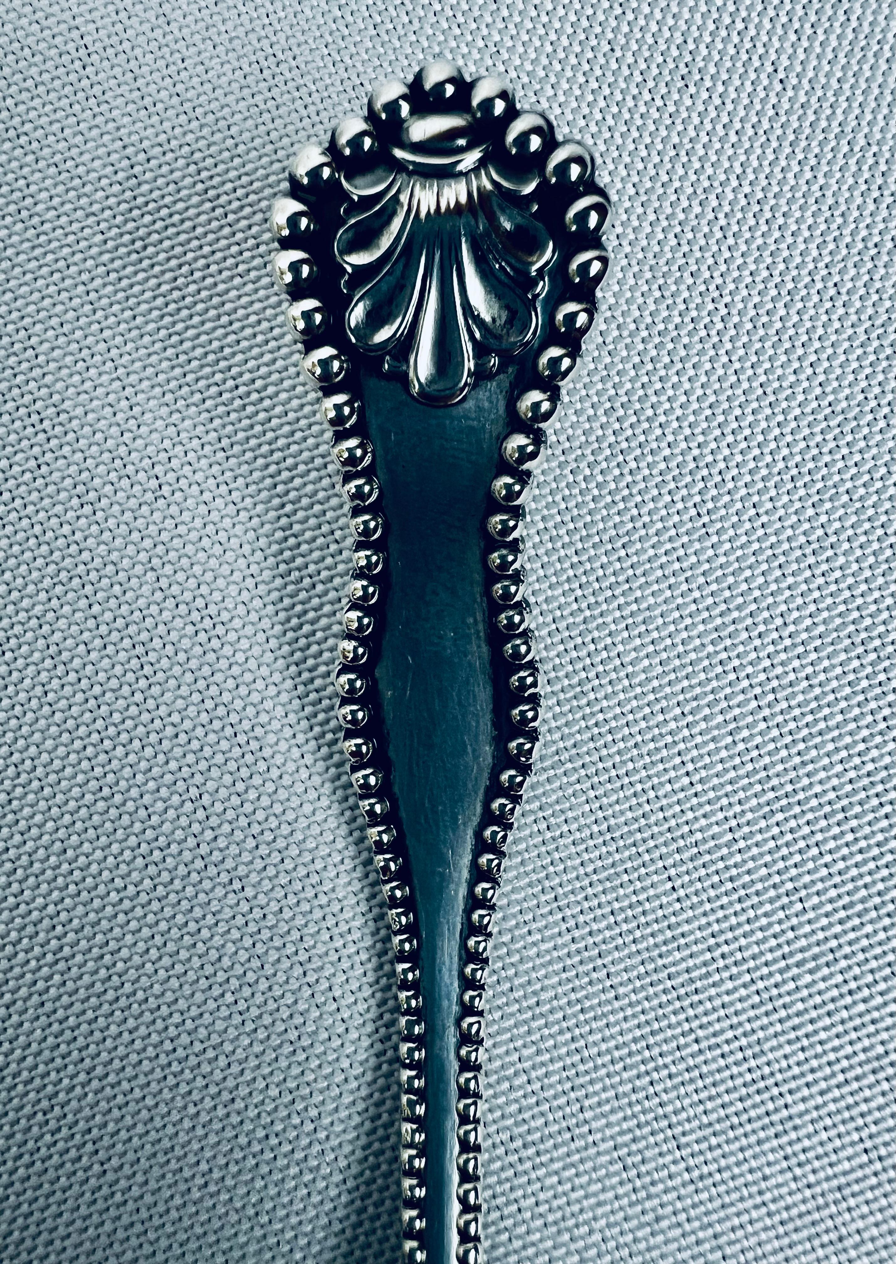 Dominick & Haff Mestolo in argento SterlingCondimento/Mestolo di senape in vendita 1