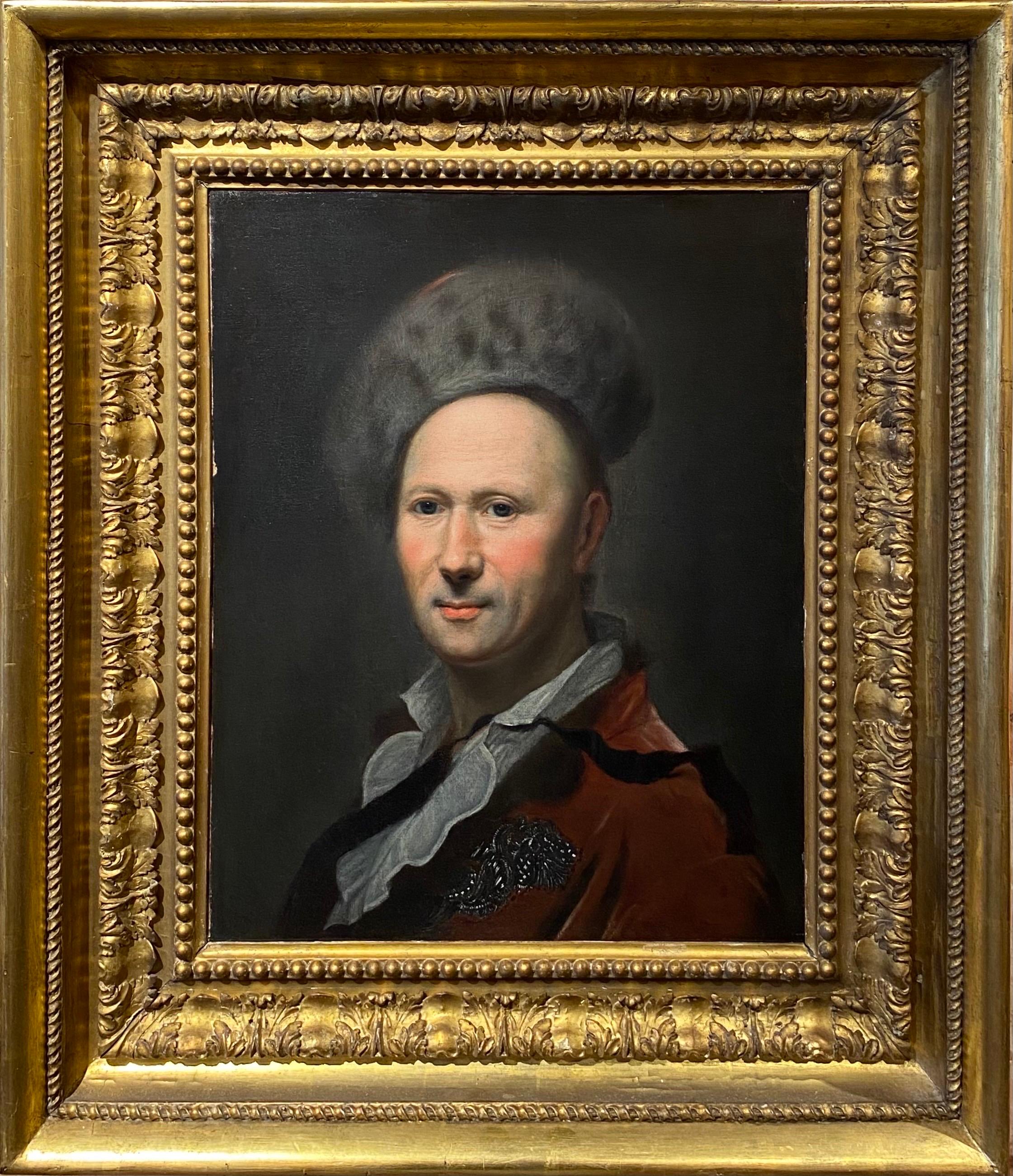 Portrait of Conrad Friedrich Hurlebusch, Early 18th Century Oil Painting