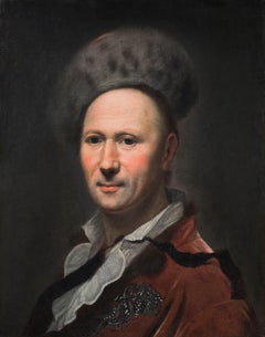 Portrait of Conrad Friedrich Hurlebusch, Early 18th Century Oil Painting