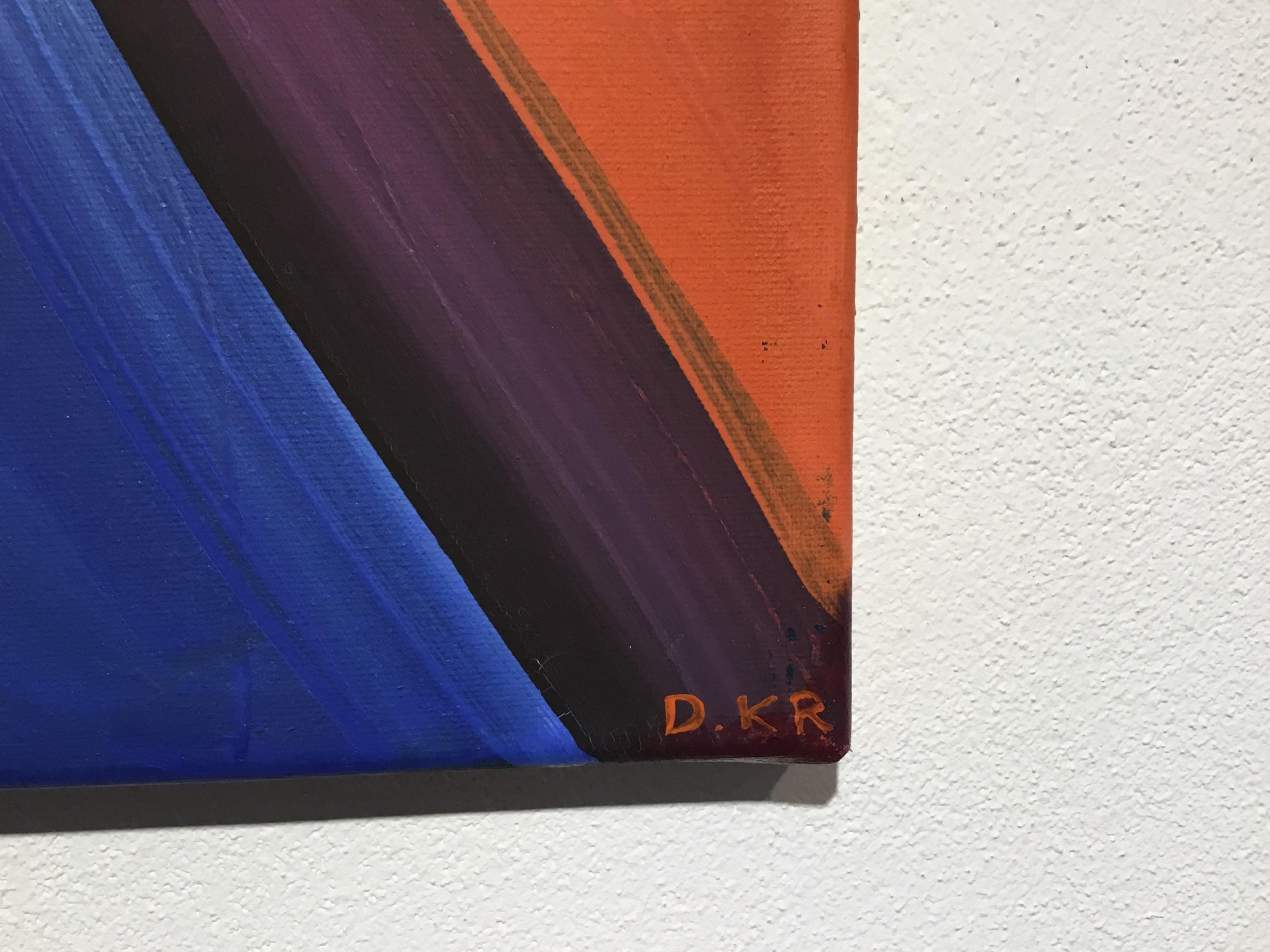 Alians Of Signs 3 , Moderne farbenfrohe Komposition, großformatiges Ölgemälde im Angebot 9