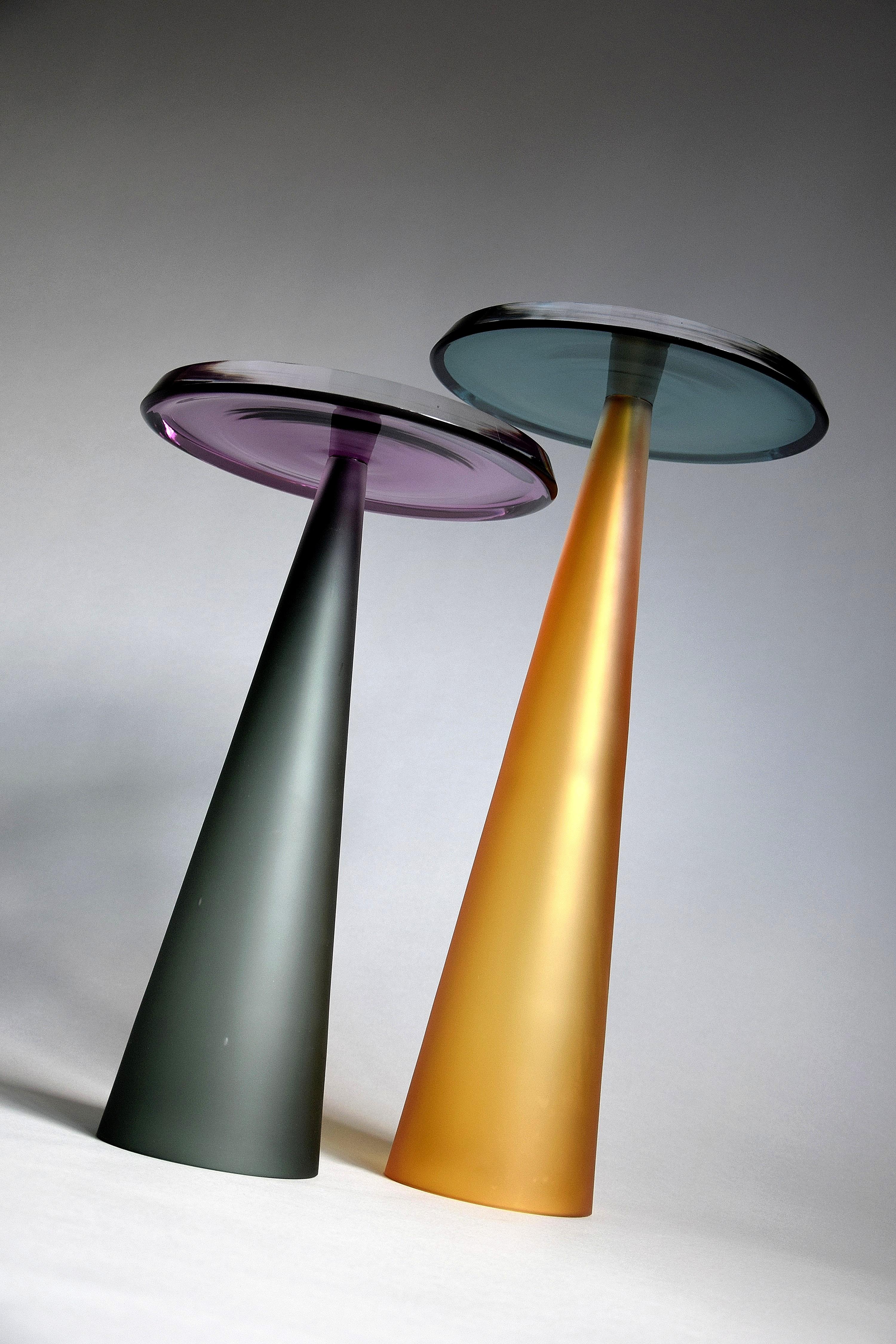 Dominio Contemporary Hand Blown Glass Side Table In New Condition In Weesp, NL