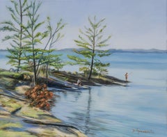 Lake Champlain, Painting, Oil on Canvas