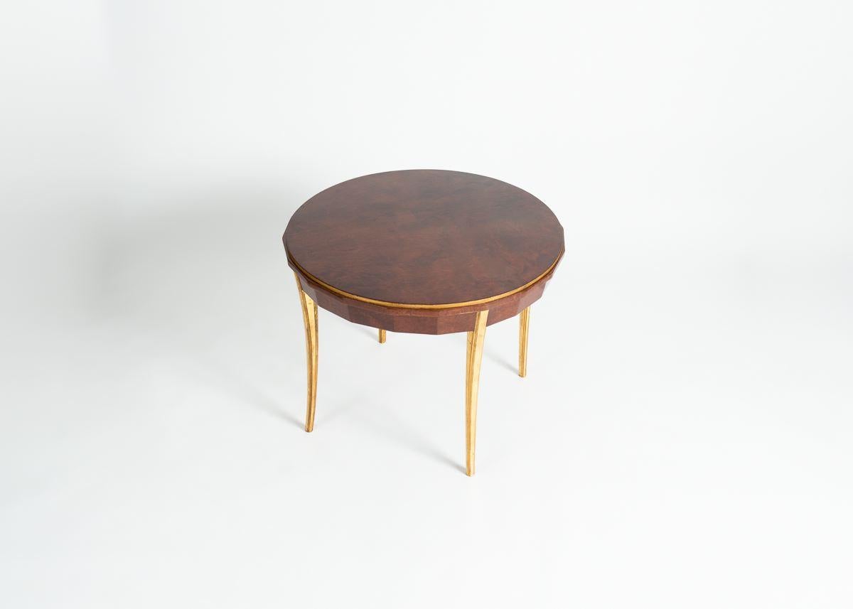 Art Deco Dominique, André Domin & Marcel Genevrière, Occasional Table, France, circa 1928 For Sale