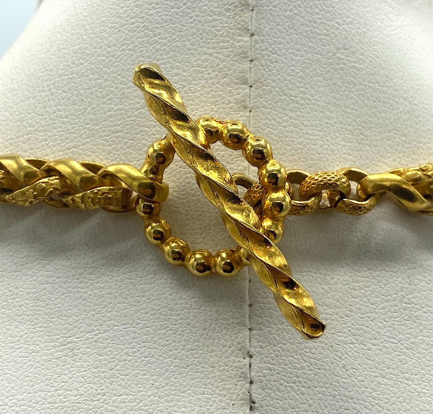 Dominique Aurientis Gold & Pearl Seashell Necklace 12
