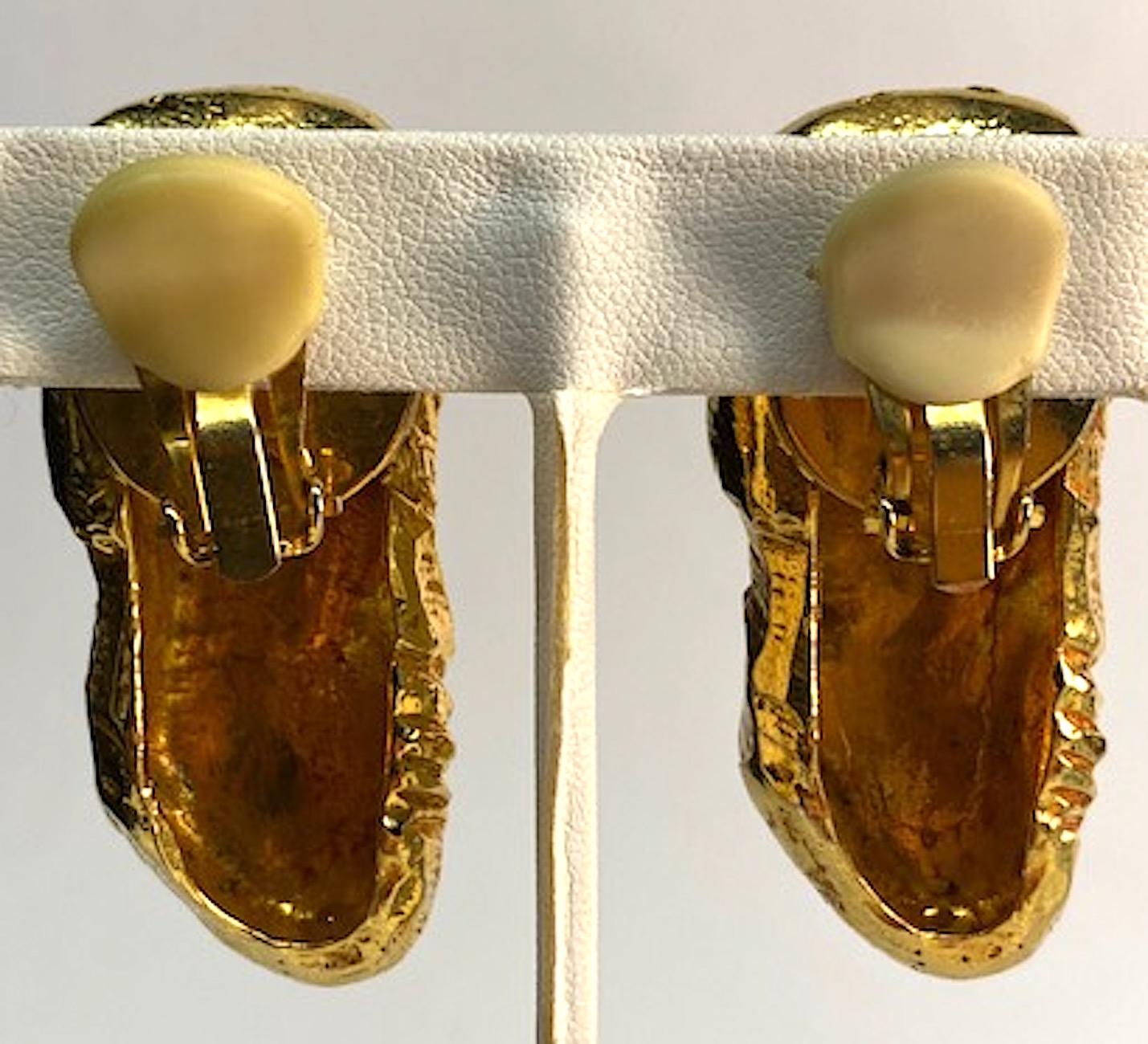 Dominique Aurientis Sculptural Earrings, 1980s 11