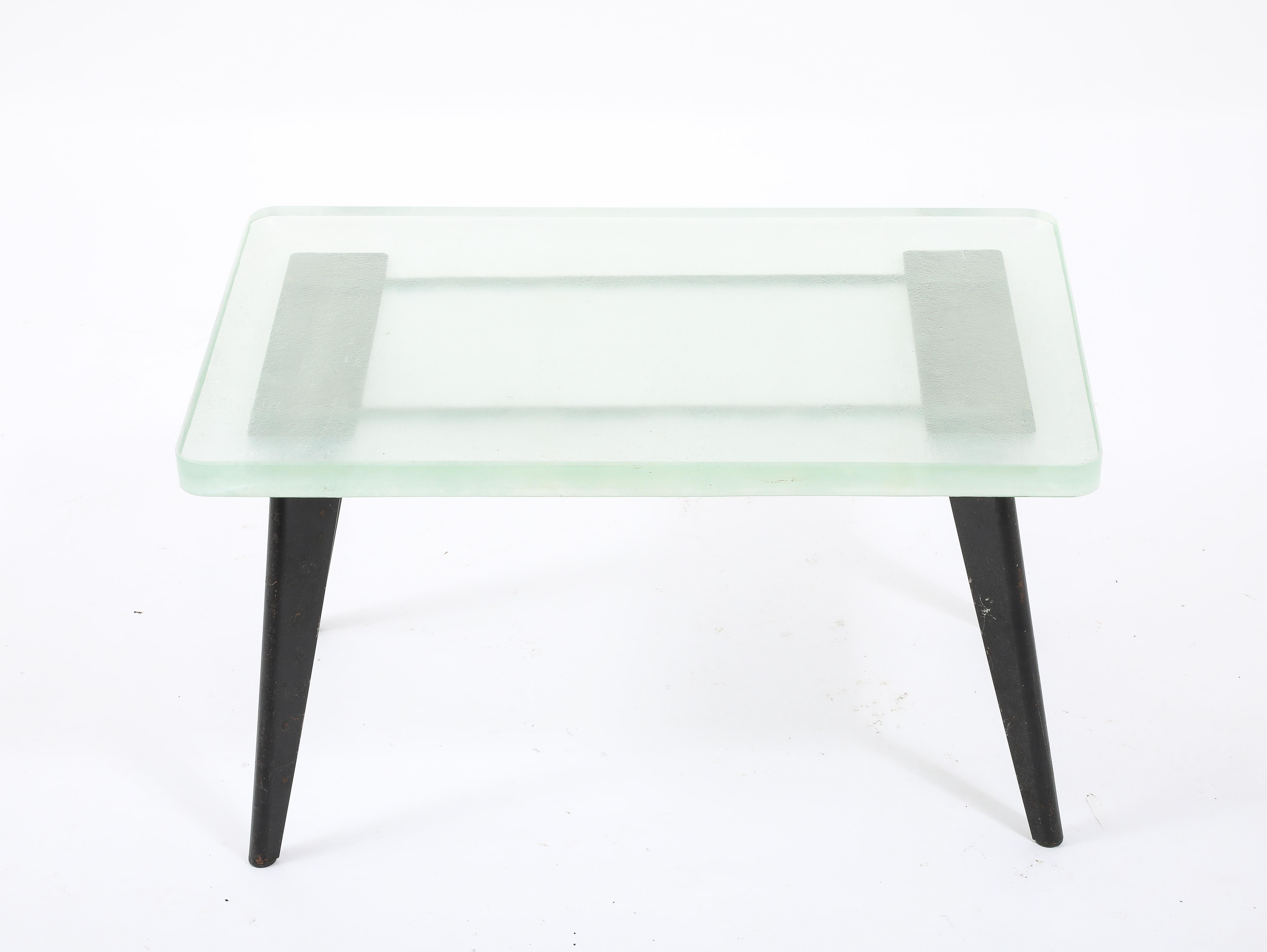 Mid-Century Modern Table à boire Dominique Clemenceau, France, années 1940 en vente