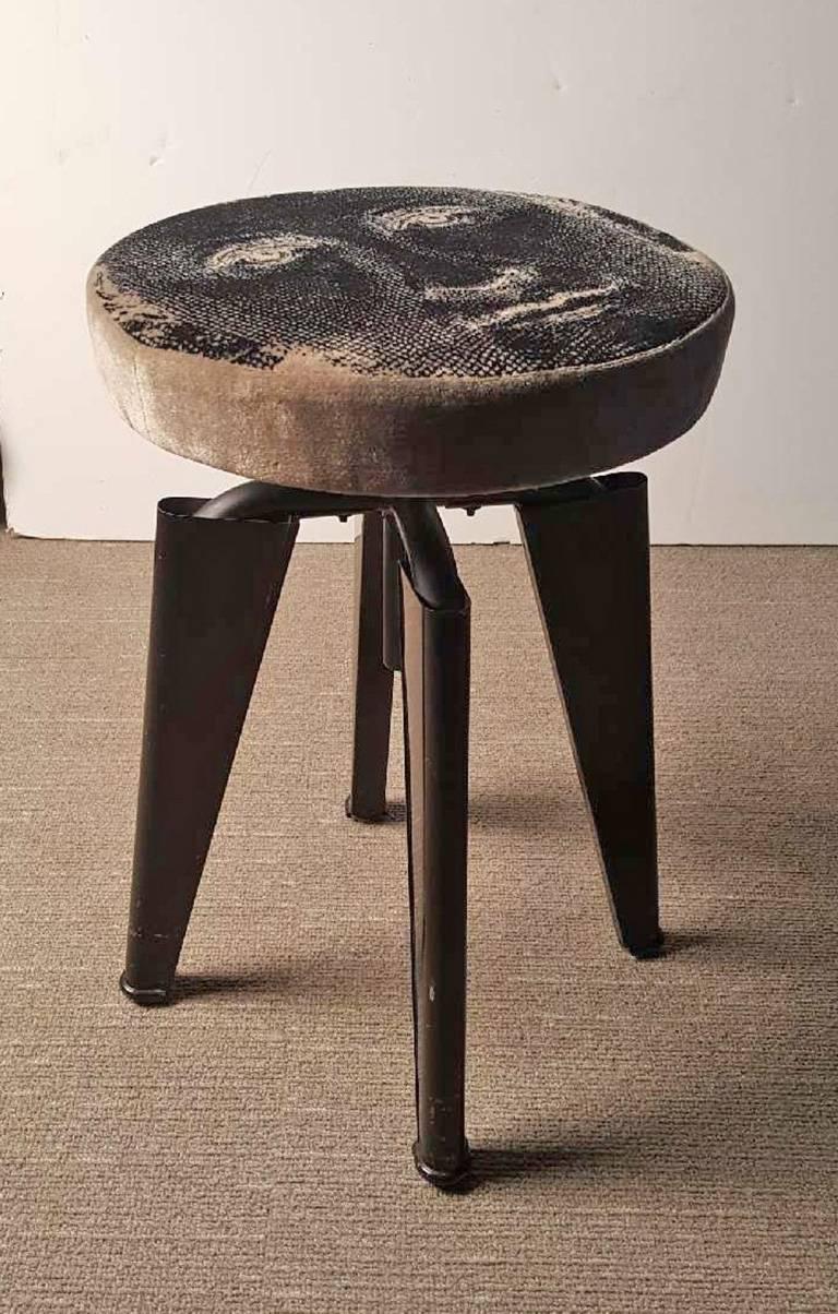 Mid-Century Modern Tabouret Dominique Clemenceau d'Andre Domin et Marcel Geneviere
