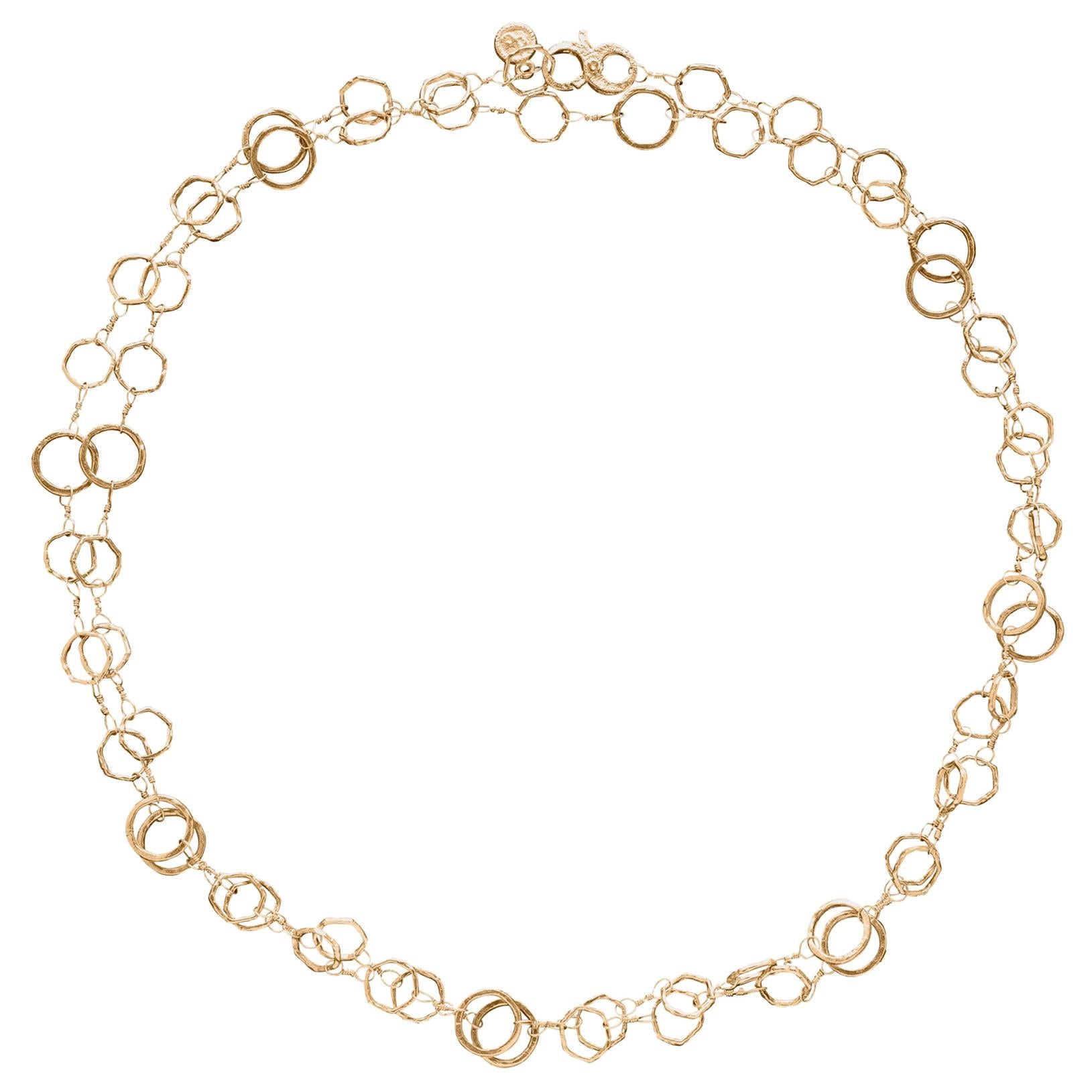Dominique Cohen 18 Karat Gold Classic Opera Chain Necklace
